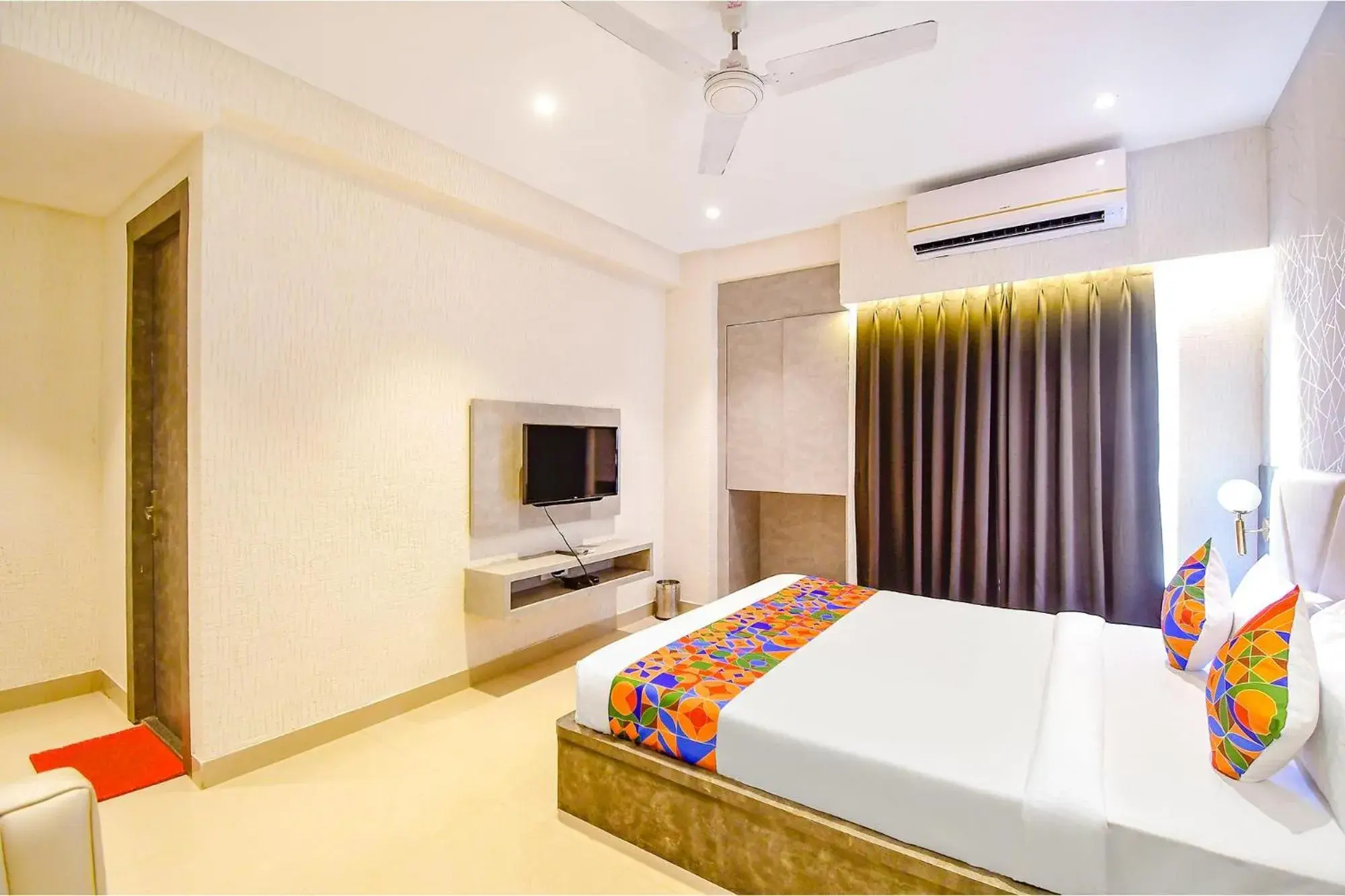 Bed in FabHotel Lake View Topsia Bed in FabHotel Lake View Topsia