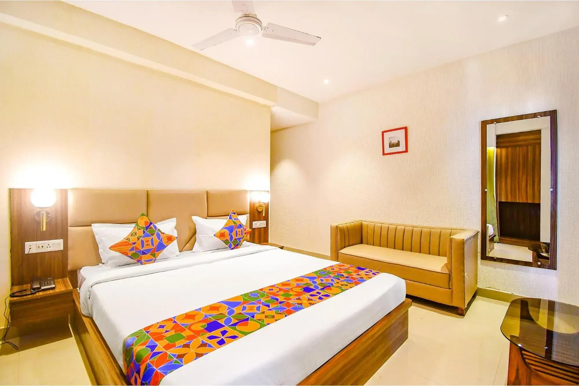 Bed in FabHotel Lake View Topsia Bed in FabHotel Lake View Topsia