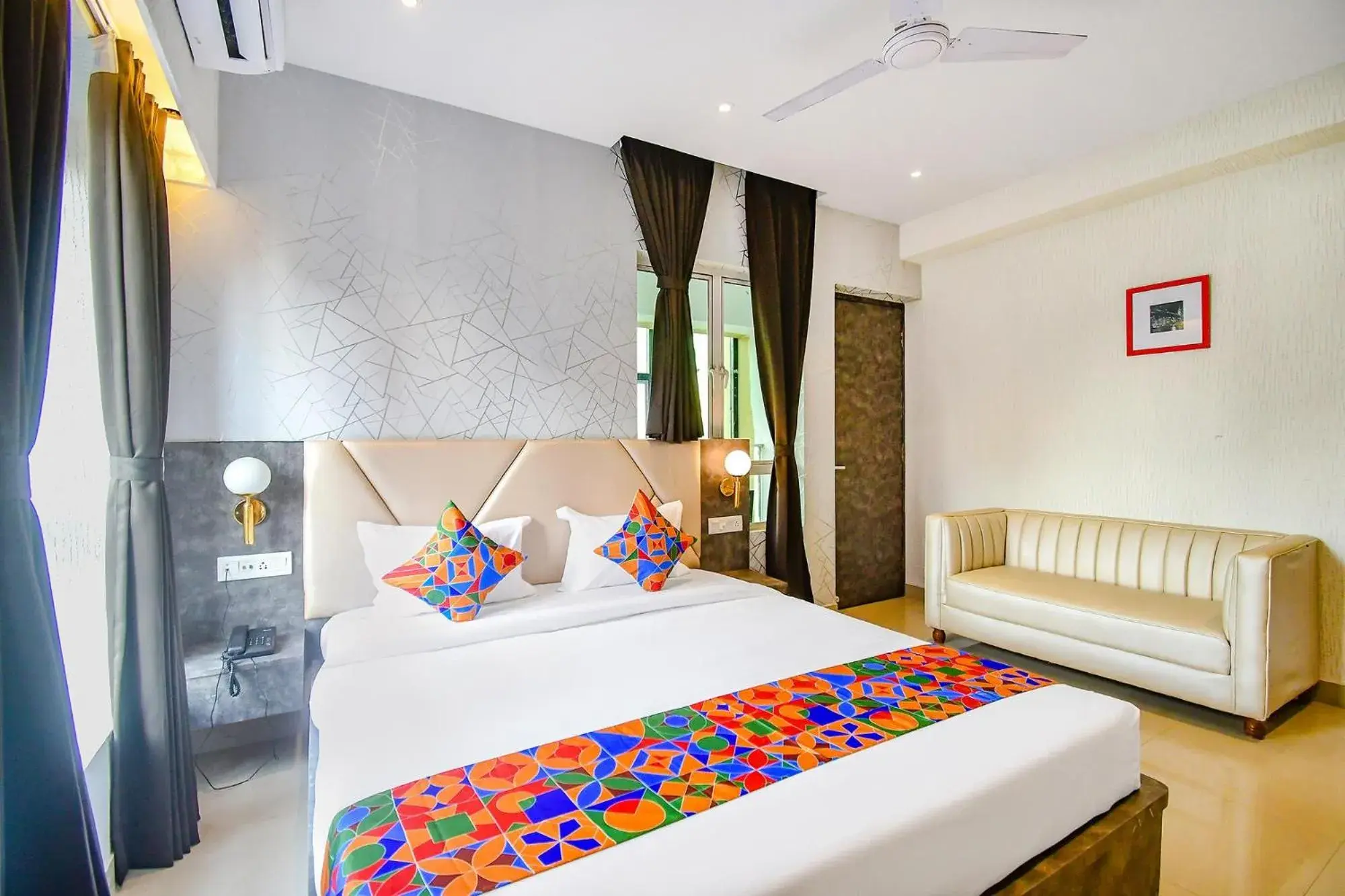 Bed in FabHotel Lake View Topsia Bed in FabHotel Lake View Topsia