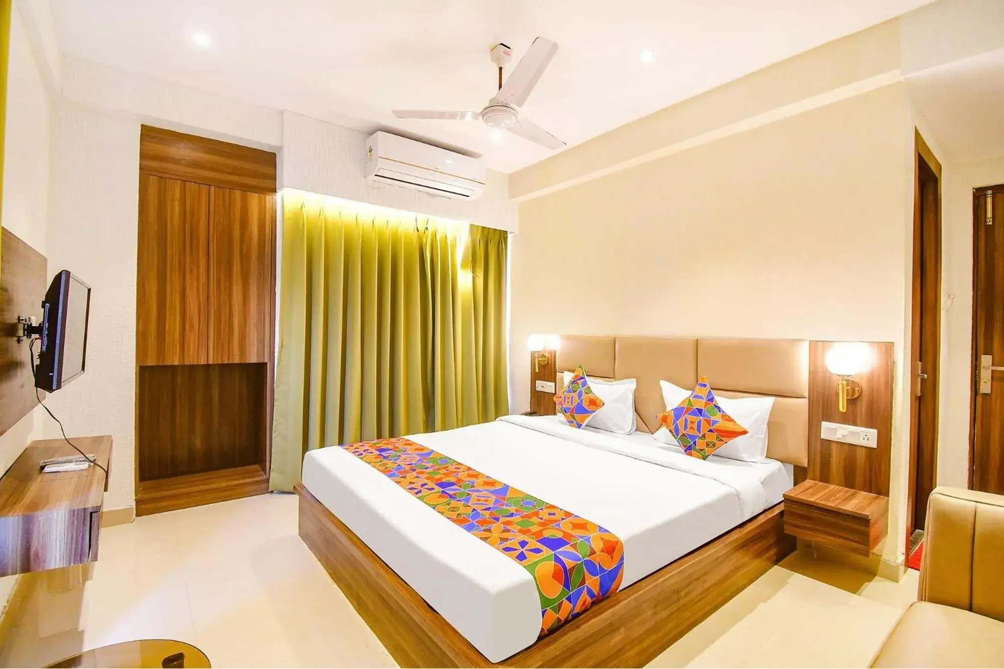 Bed in FabHotel Lake View Topsia Bed in FabHotel Lake View Topsia