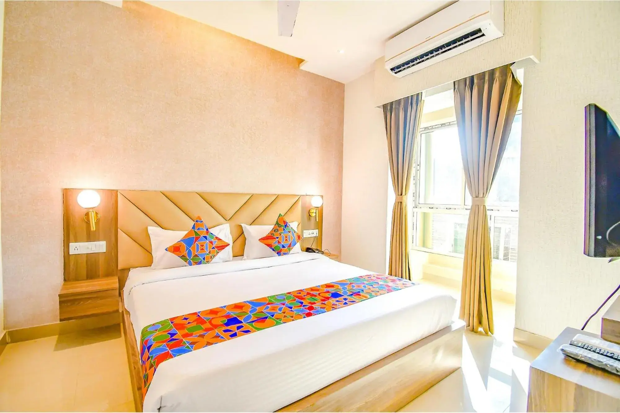 Bed in FabHotel Lake View Topsia Bed in FabHotel Lake View Topsia