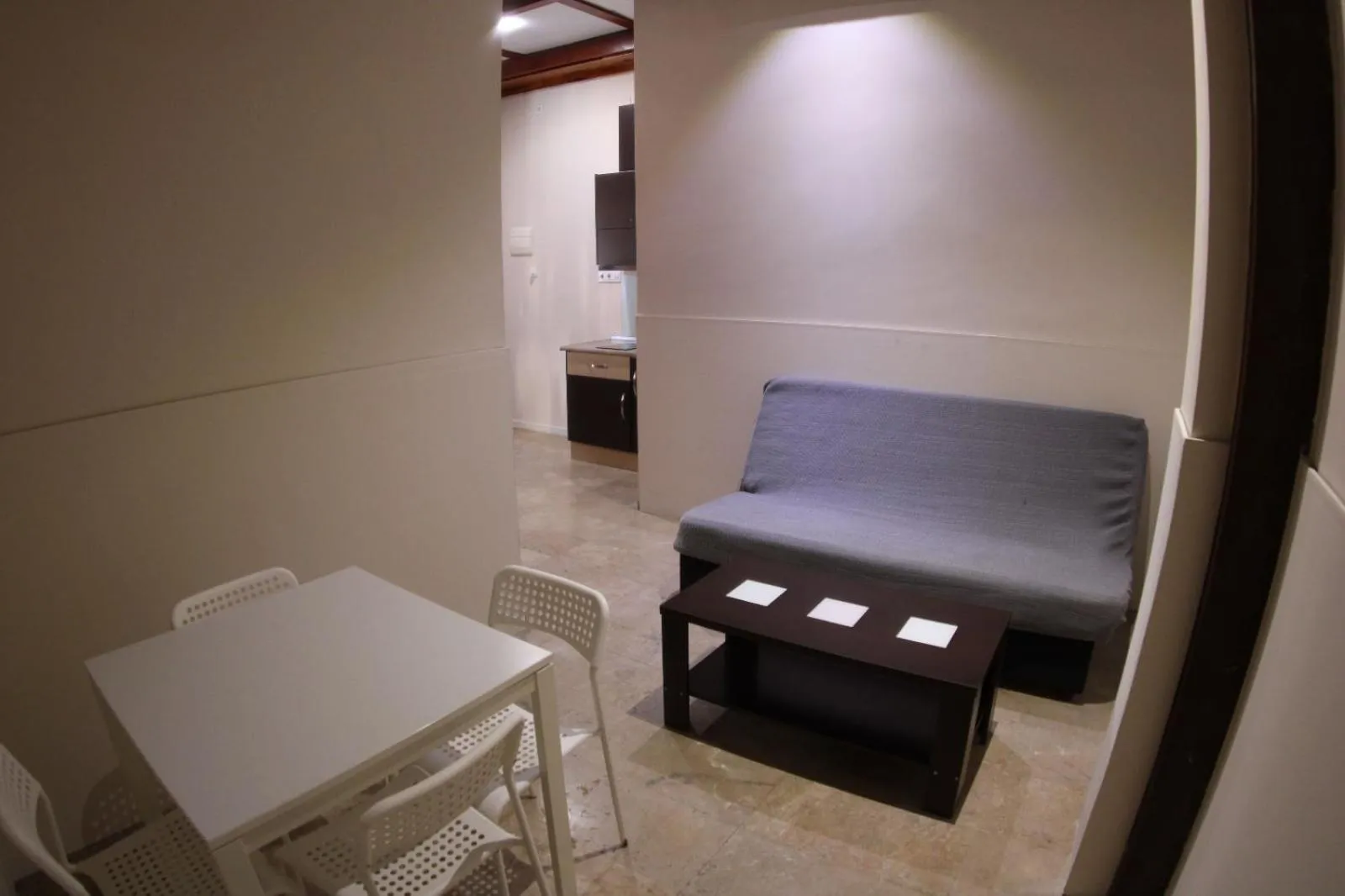 Living room, Bed in Apartamentos Marina Internacional