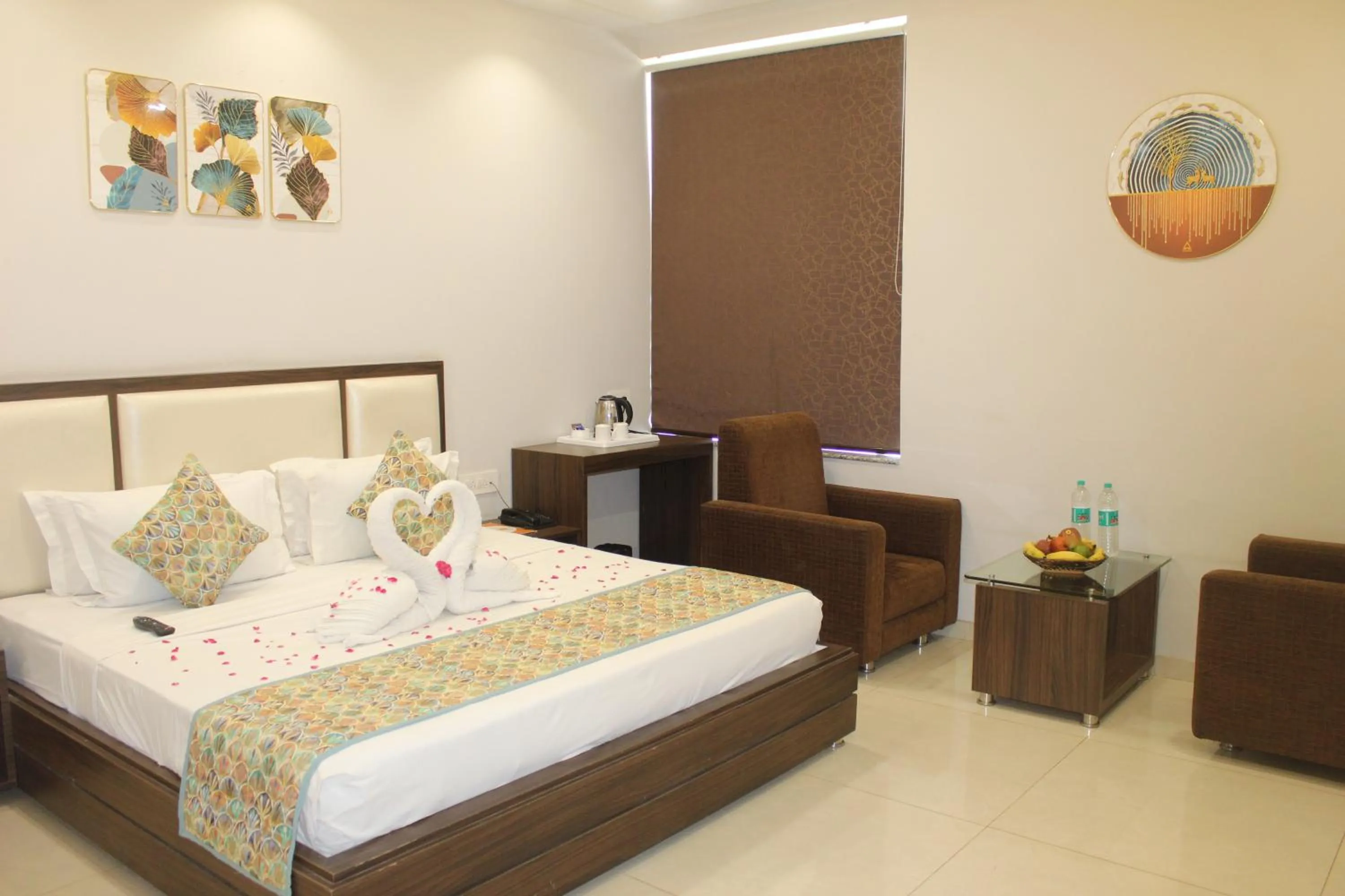 Bed in Hotel Annpurna Regency