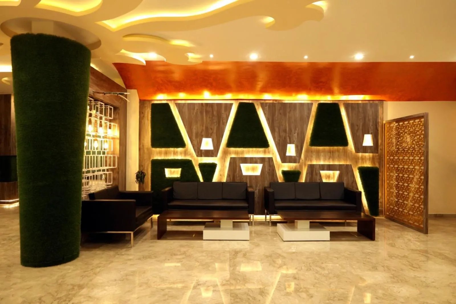 Seating area in Hotel Annpurna Regency