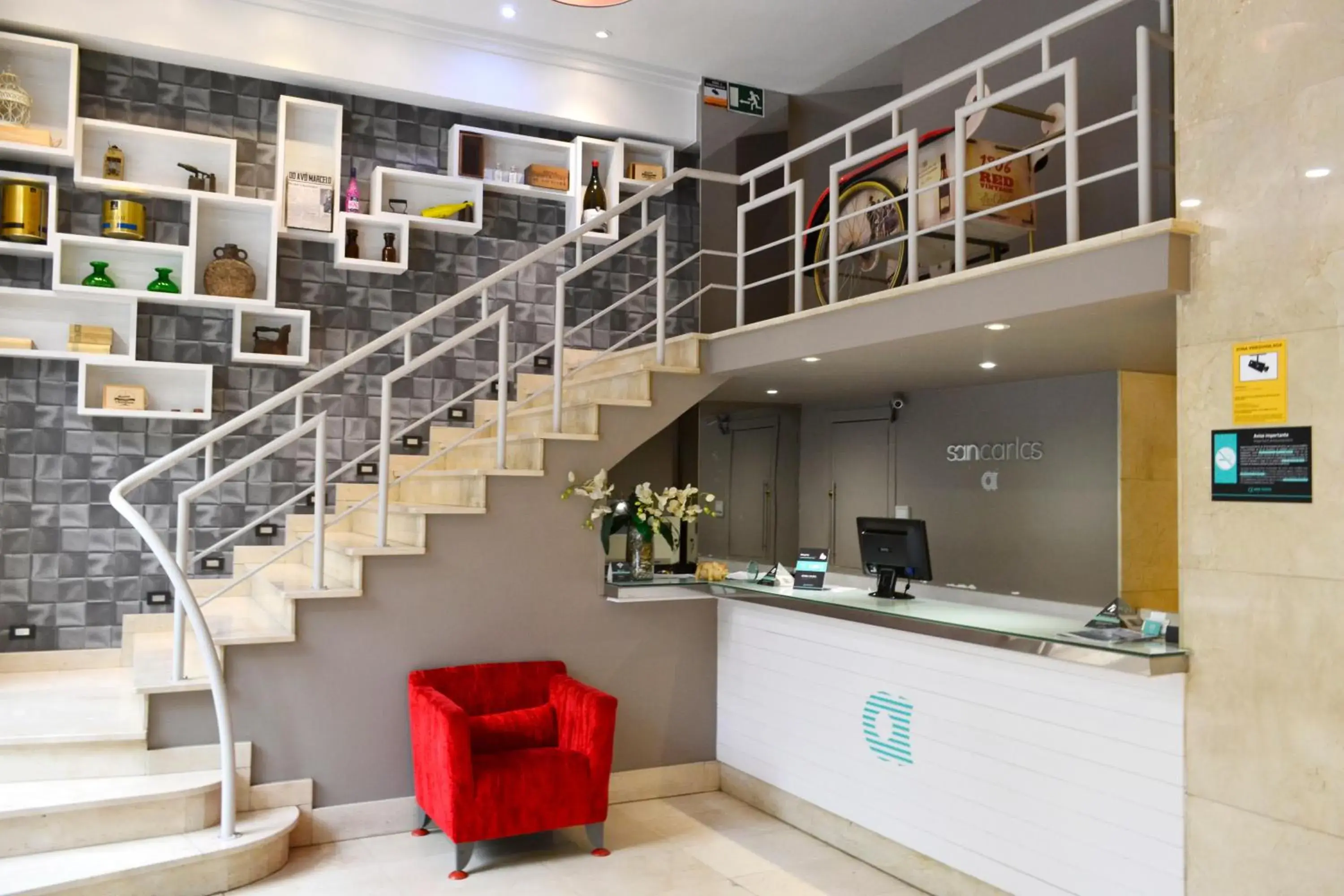 Lobby or reception in Hotel Alda San Carlos Lobby or reception in Hotel Alda San Carlos