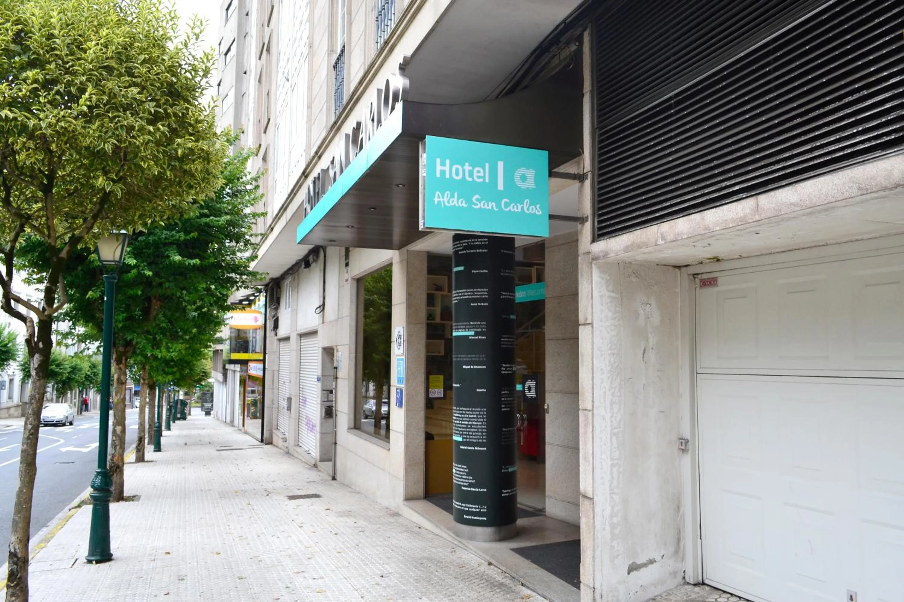 Property building in Hotel Alda San Carlos