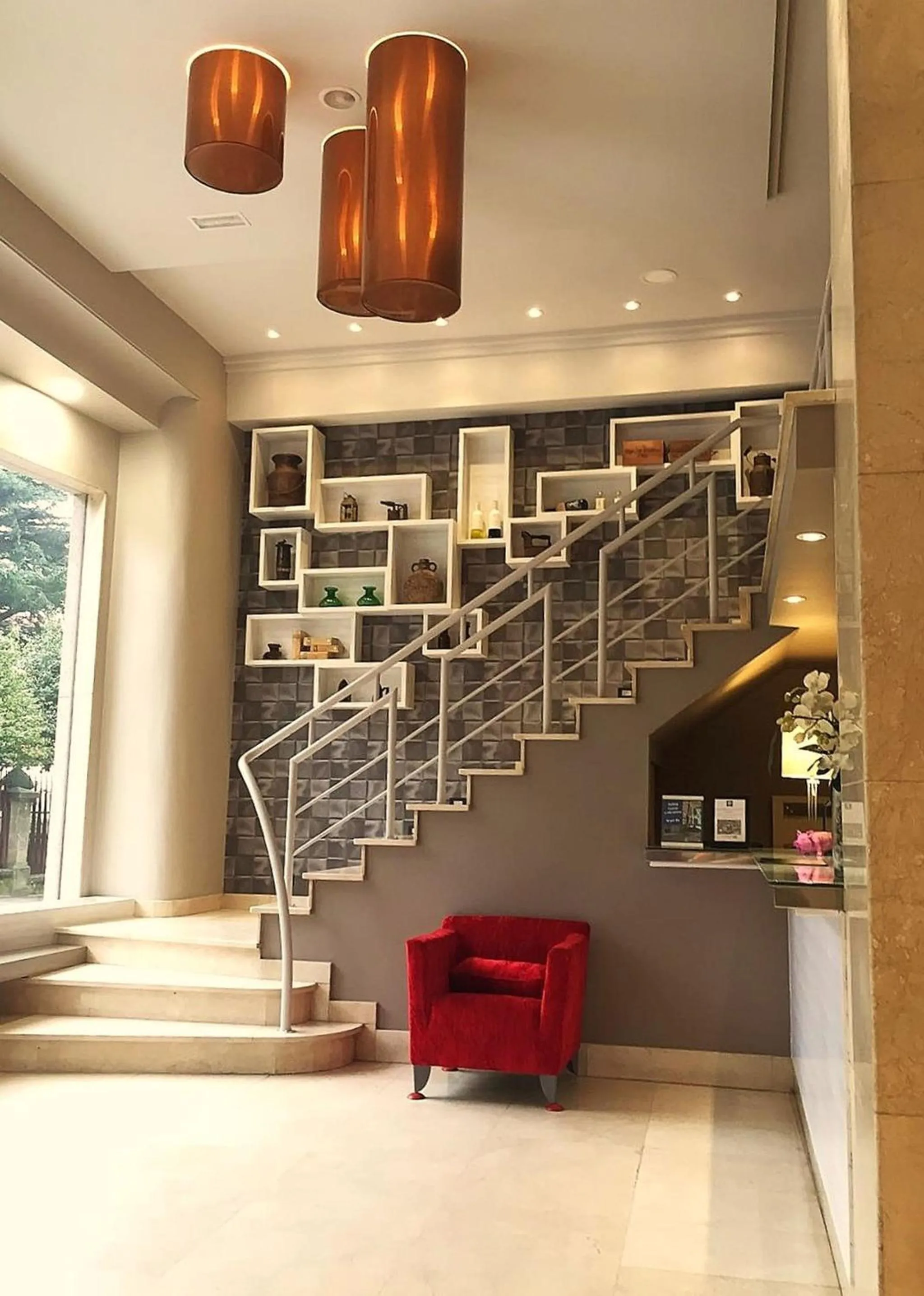 Lobby or reception in Hotel Alda San Carlos