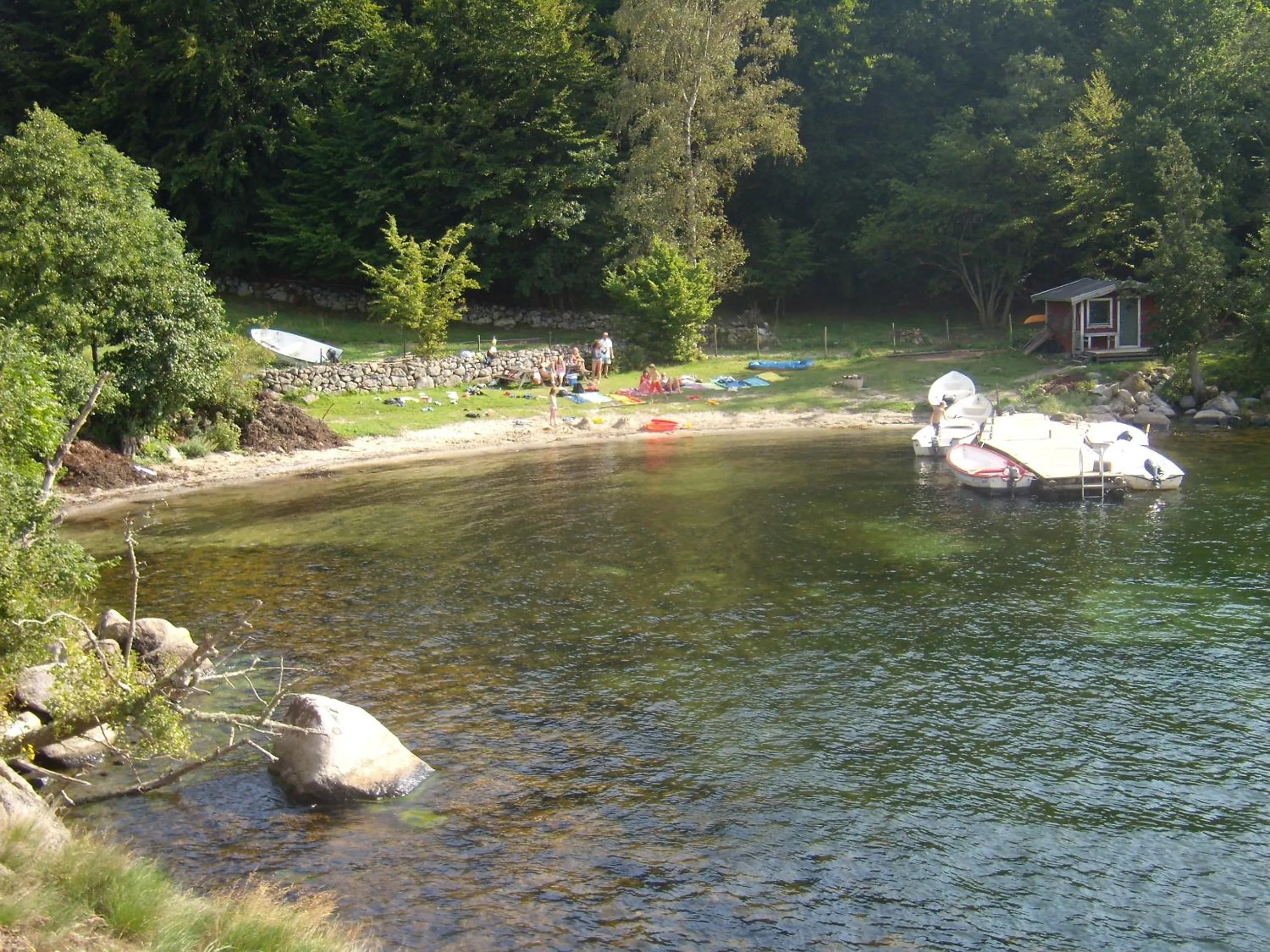 Beach in Svalemåla Stugby