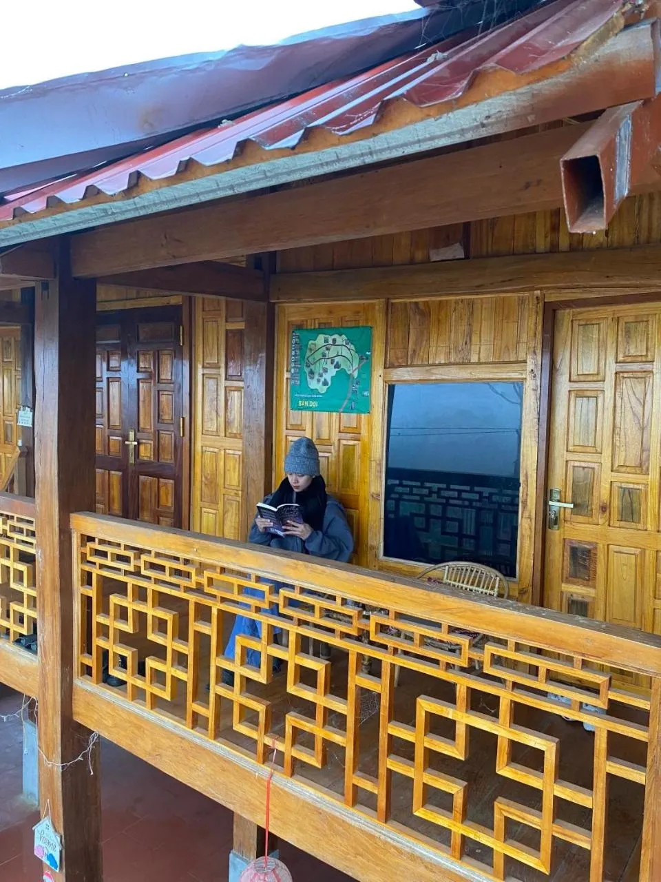 Balcony/Terrace in Retreat Home Bản Dọi Mộc Châu