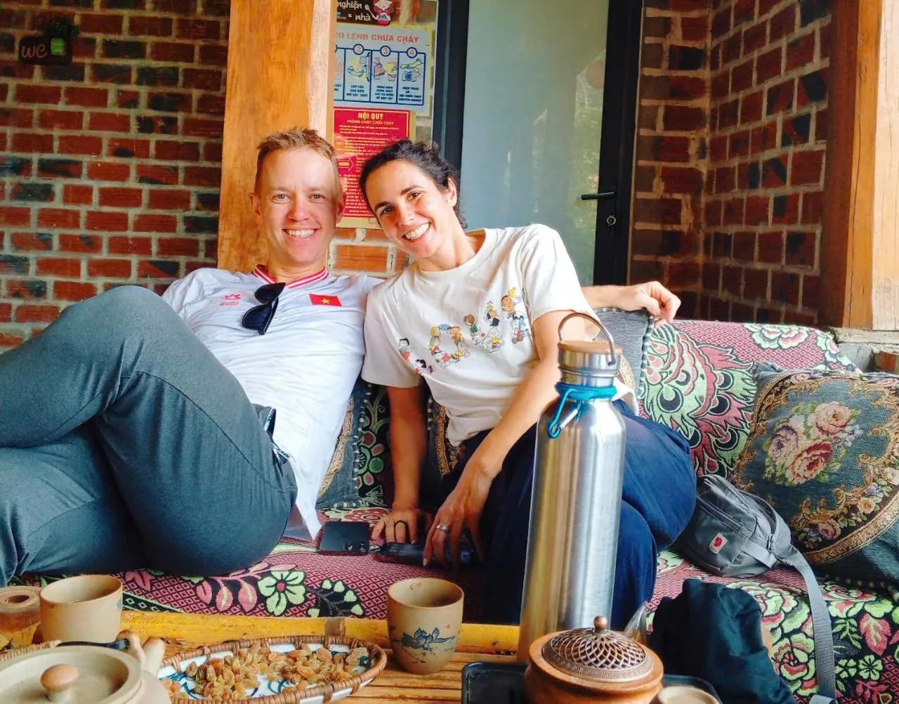 Living room in Retreat Home Bản Dọi Mộc Châu