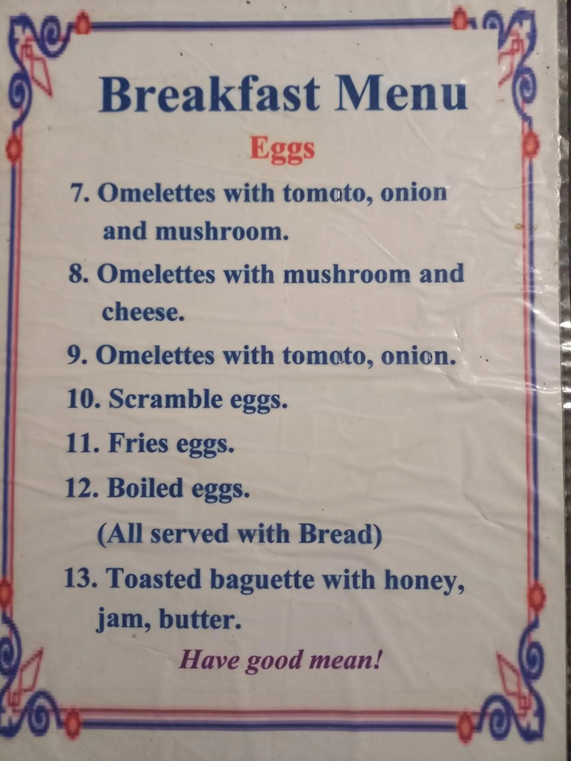 Breakfast in Retreat Home Bản Dọi Mộc Châu