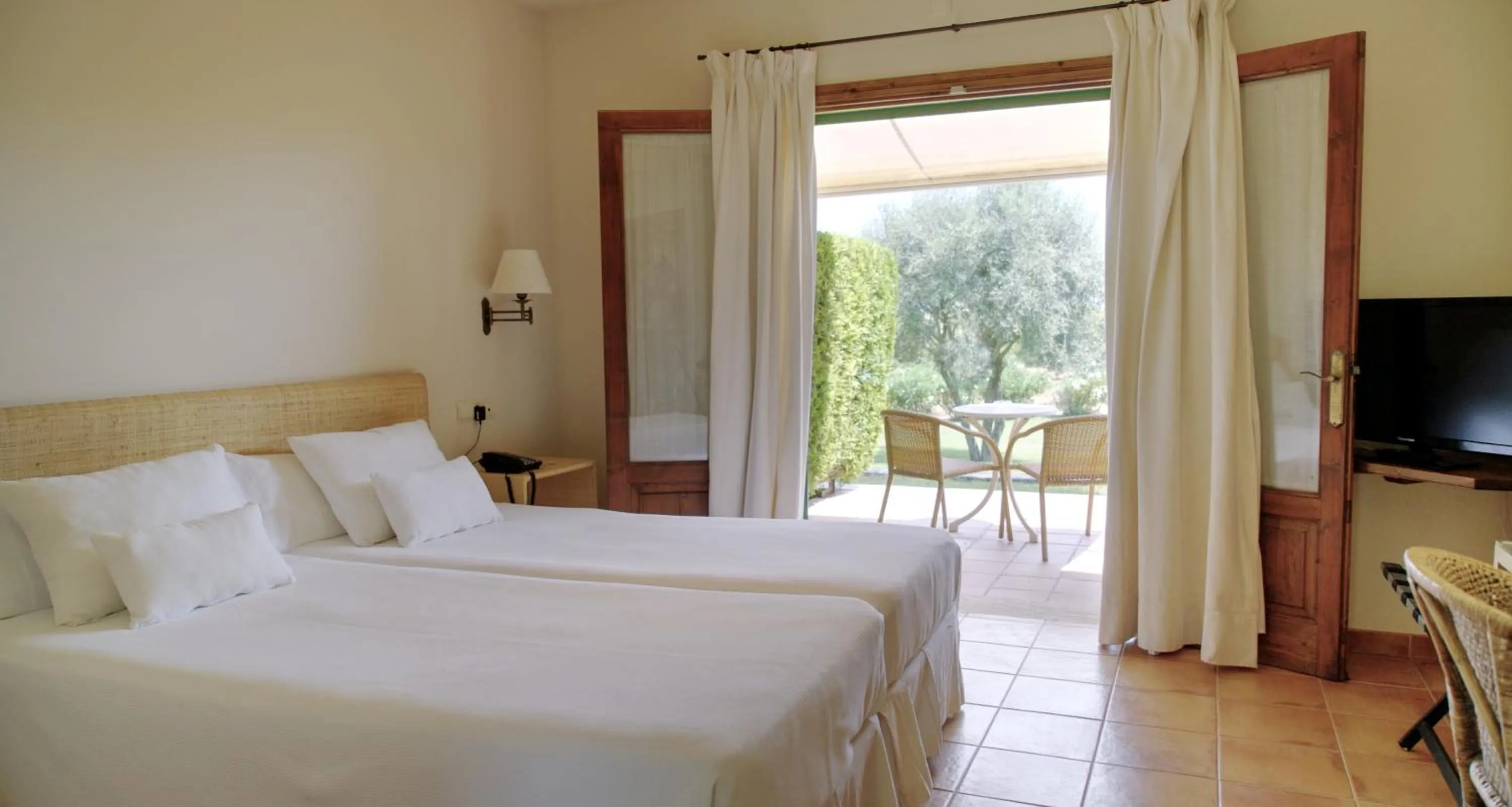 Bed in Son Corb Boutique Hotel