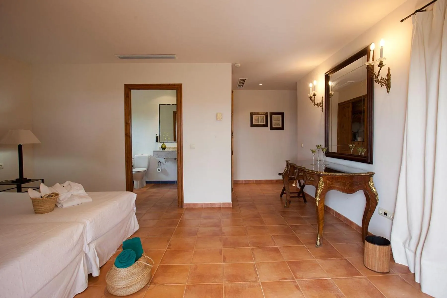 Bed in Son Corb Boutique Hotel