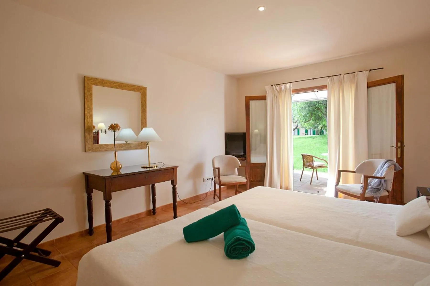 Bed in Son Corb Boutique Hotel