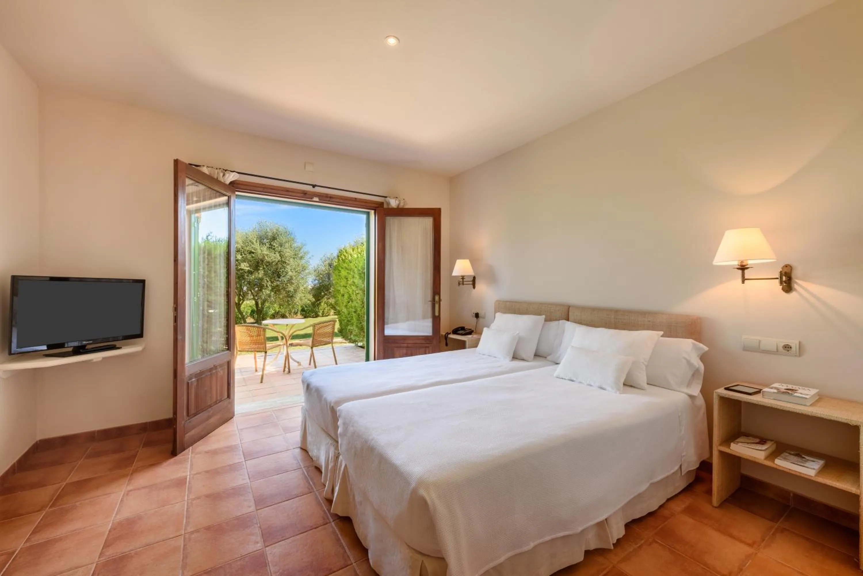 Bed in Son Corb Boutique Hotel