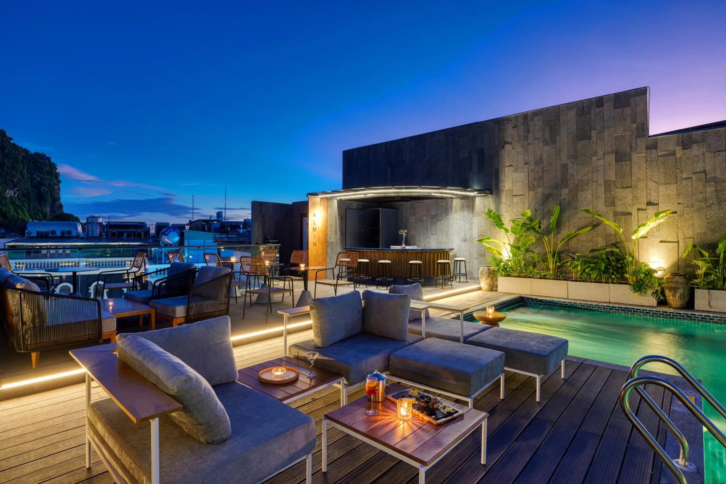 Swimming pool in The Almin Hotel