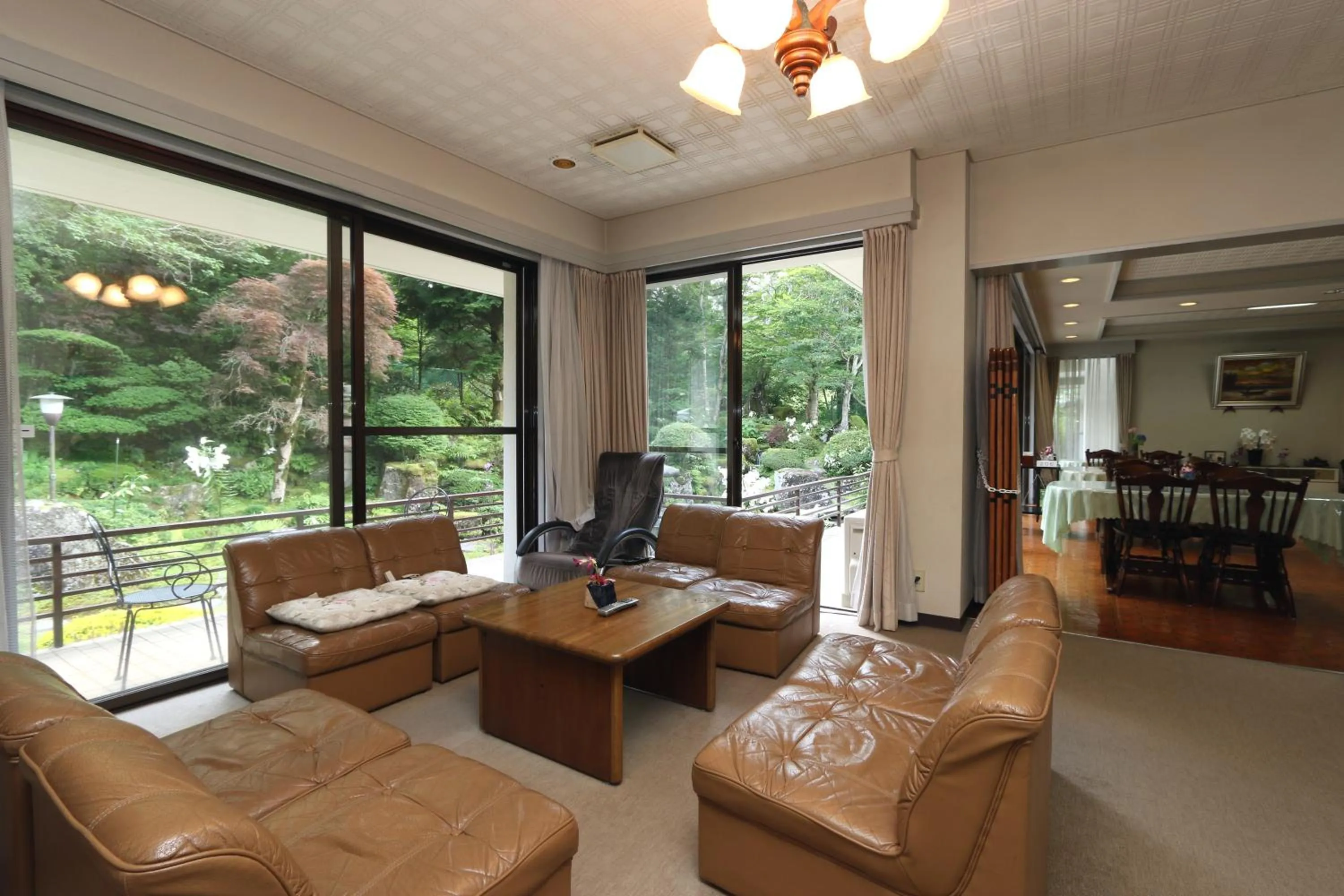 Balcony/Terrace in Teiensaryo Yamanakako