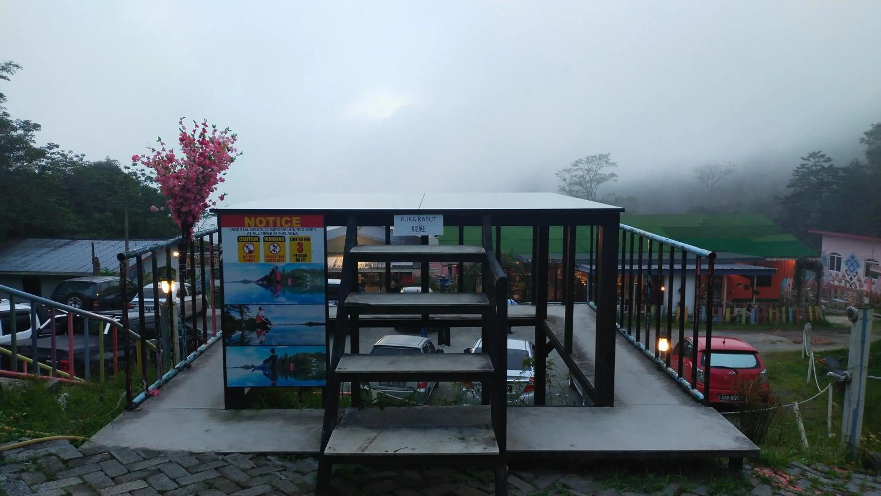 Natural landscape in Happy Garden