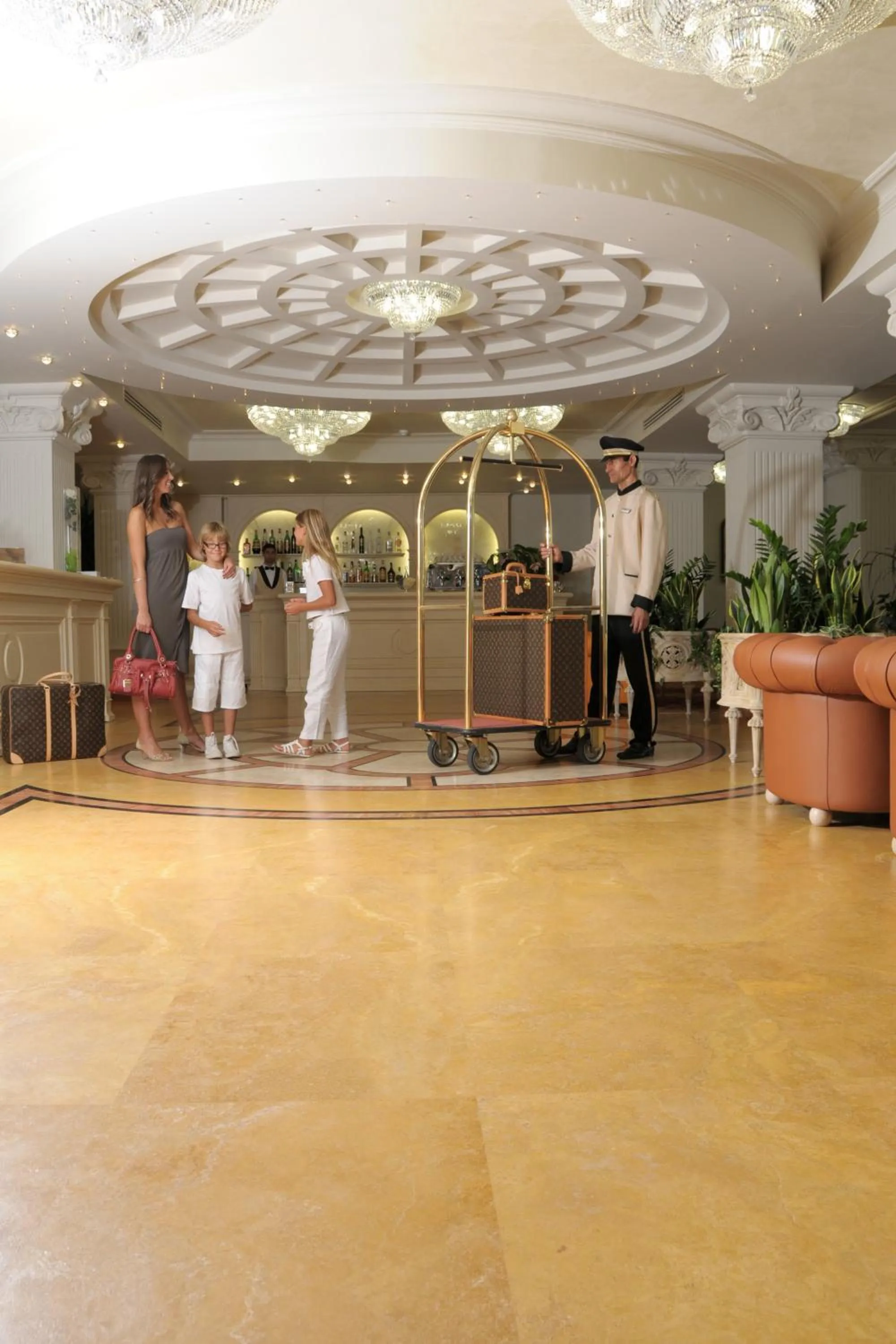 Lobby or reception in Hotel Conchiglia