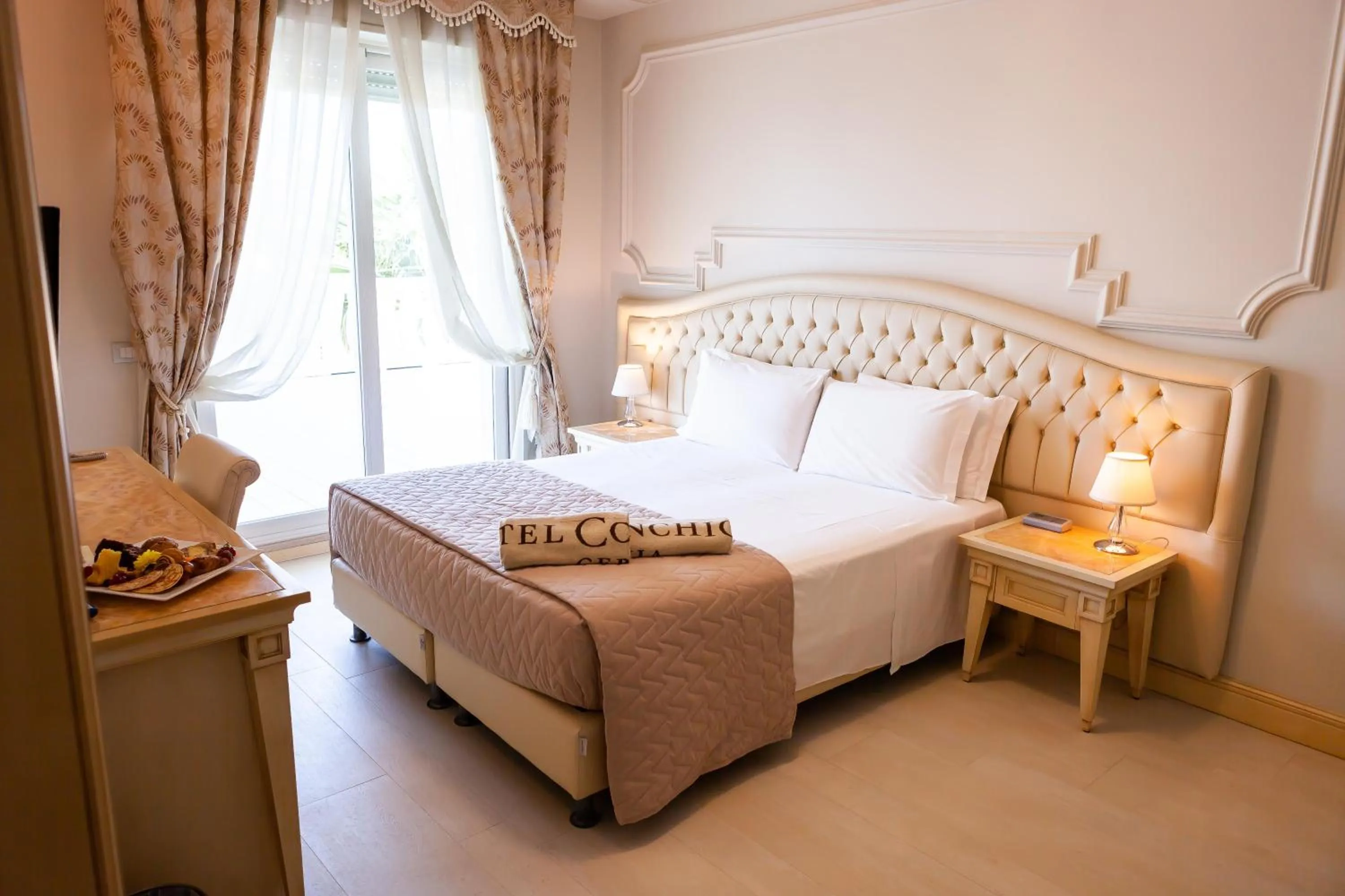 Bed in Hotel Conchiglia