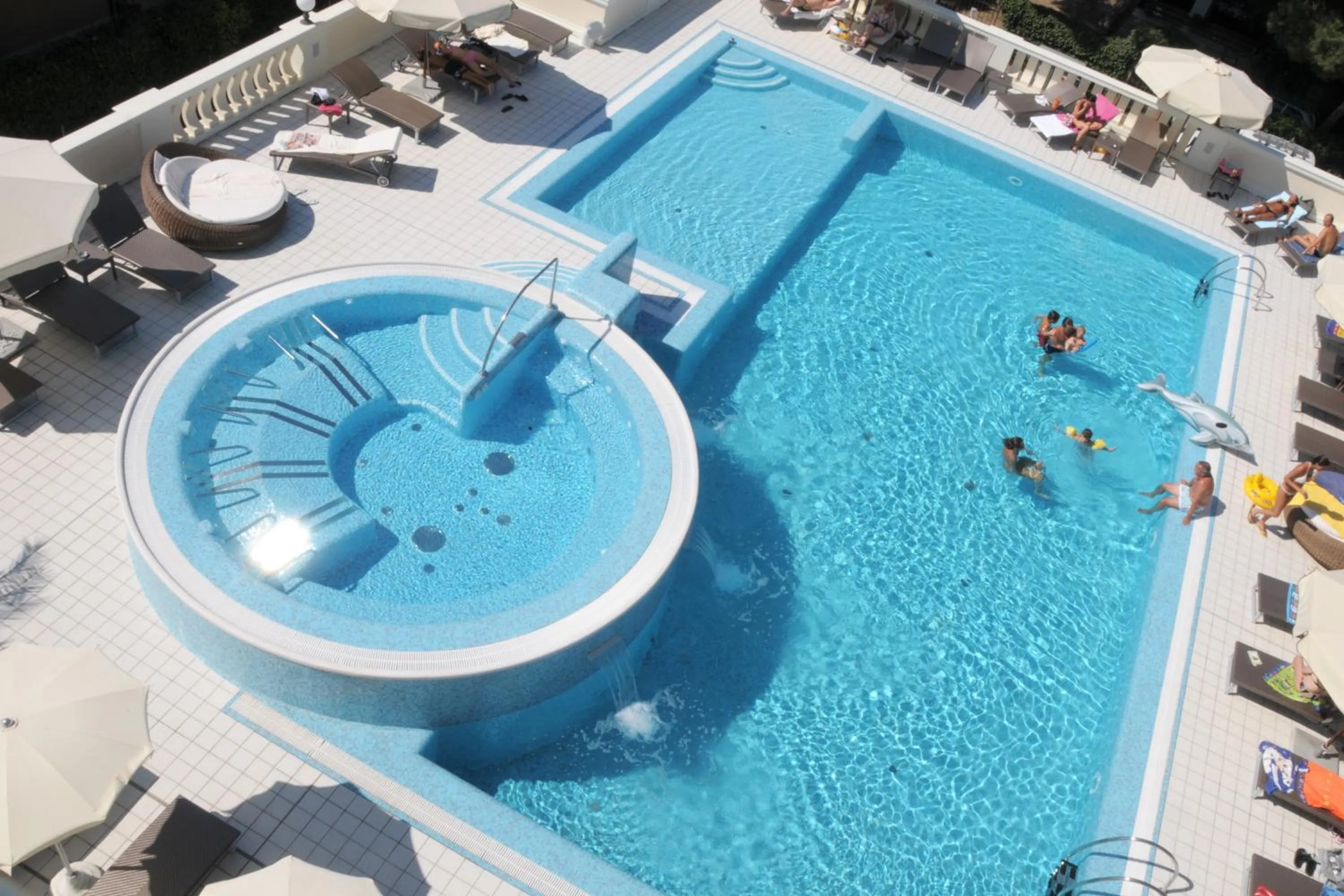 Swimming pool in Hotel Conchiglia