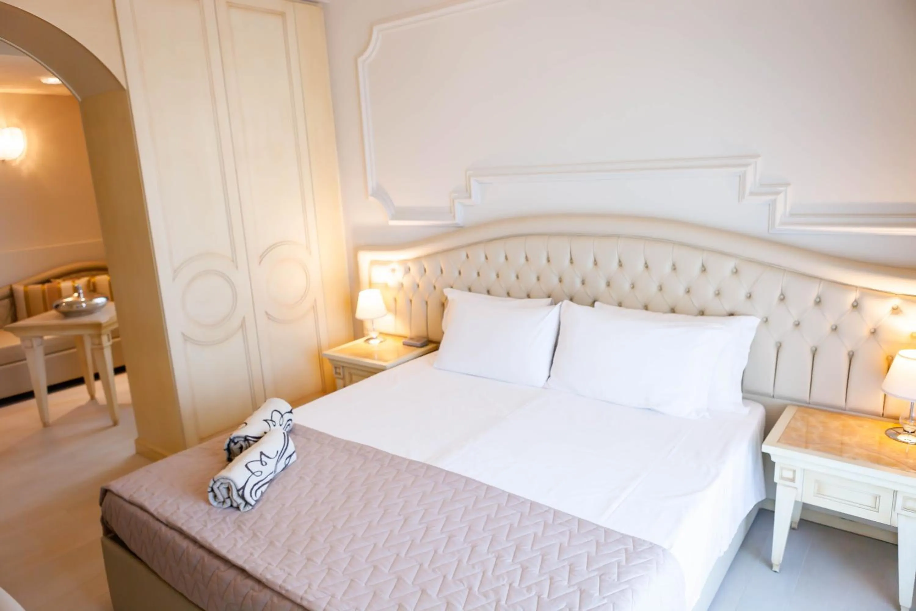 Bed in Hotel Conchiglia