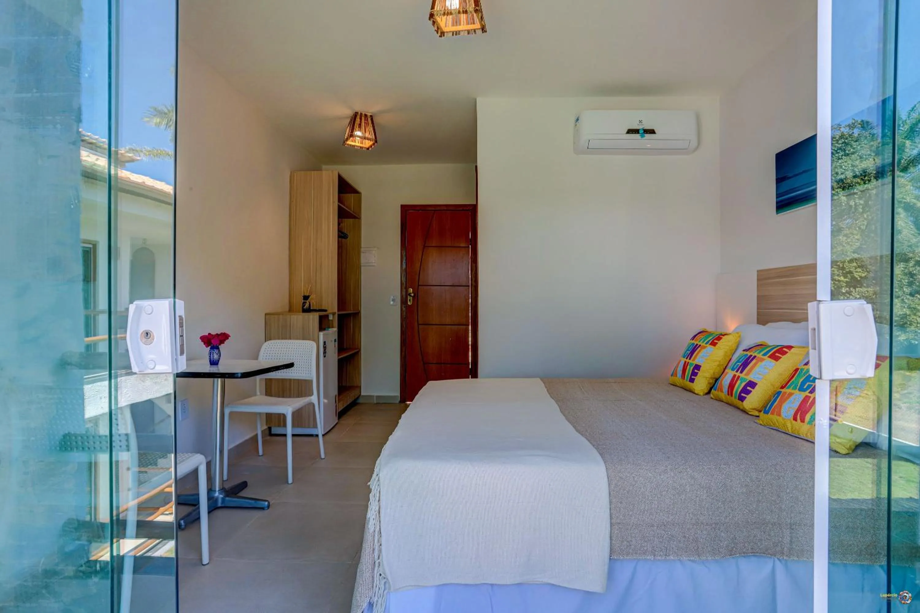 Bed in Pousada Céu & Mar de Taipu