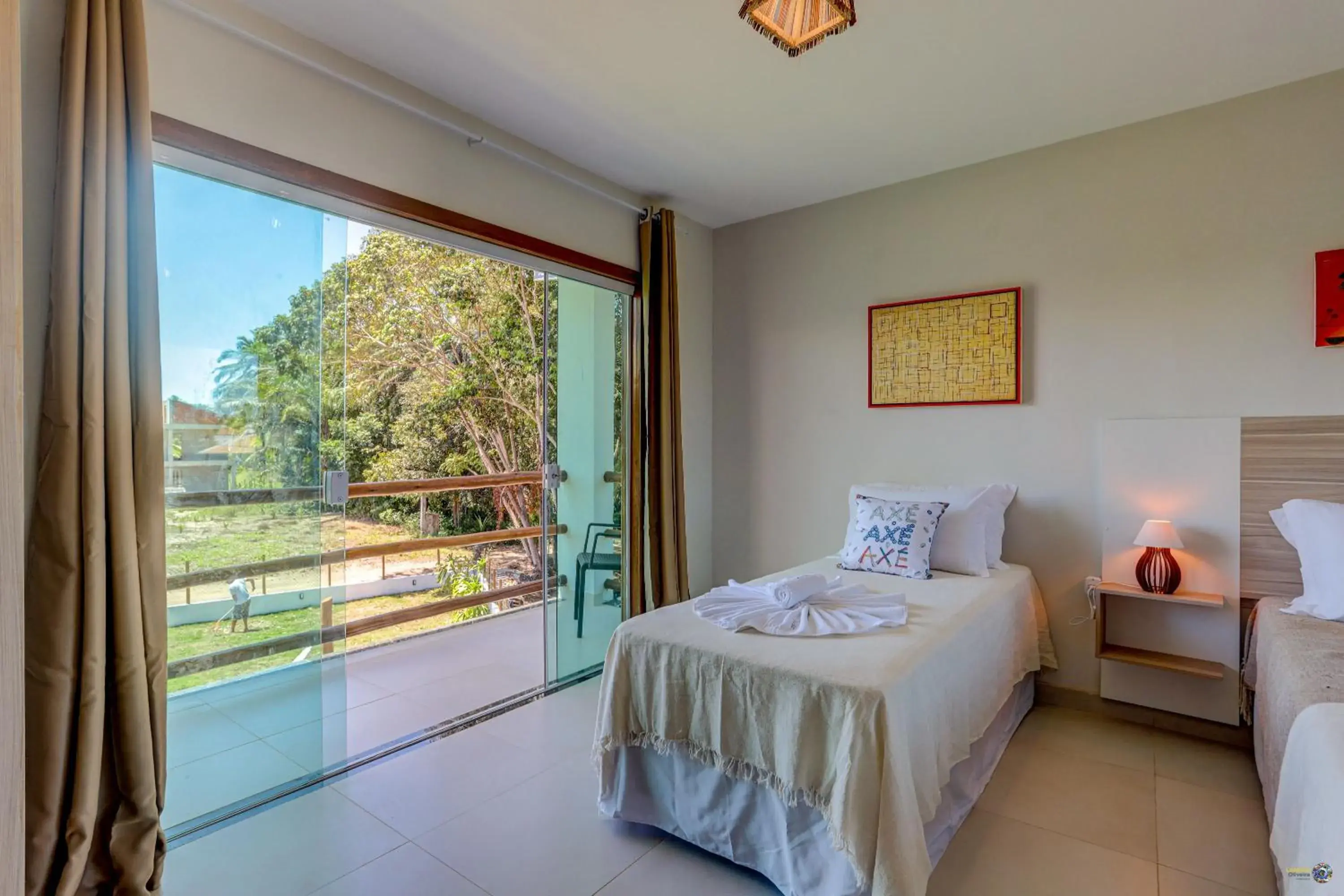 Triple Room in Pousada Céu & Mar de Taipu Triple Room in Pousada Céu & Mar de Taipu