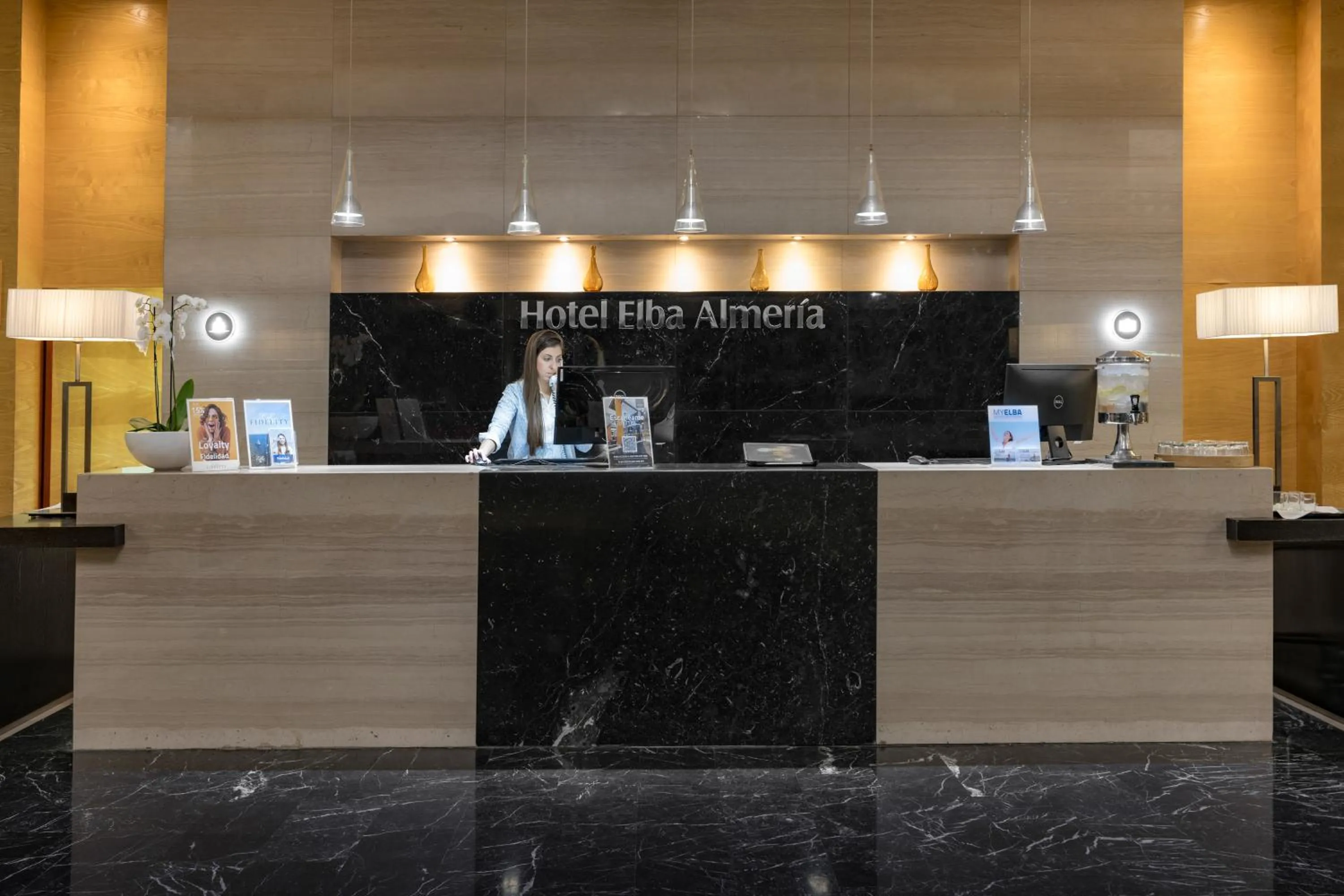 Lobby or reception in Elba Almeria Business & Convention Hotel