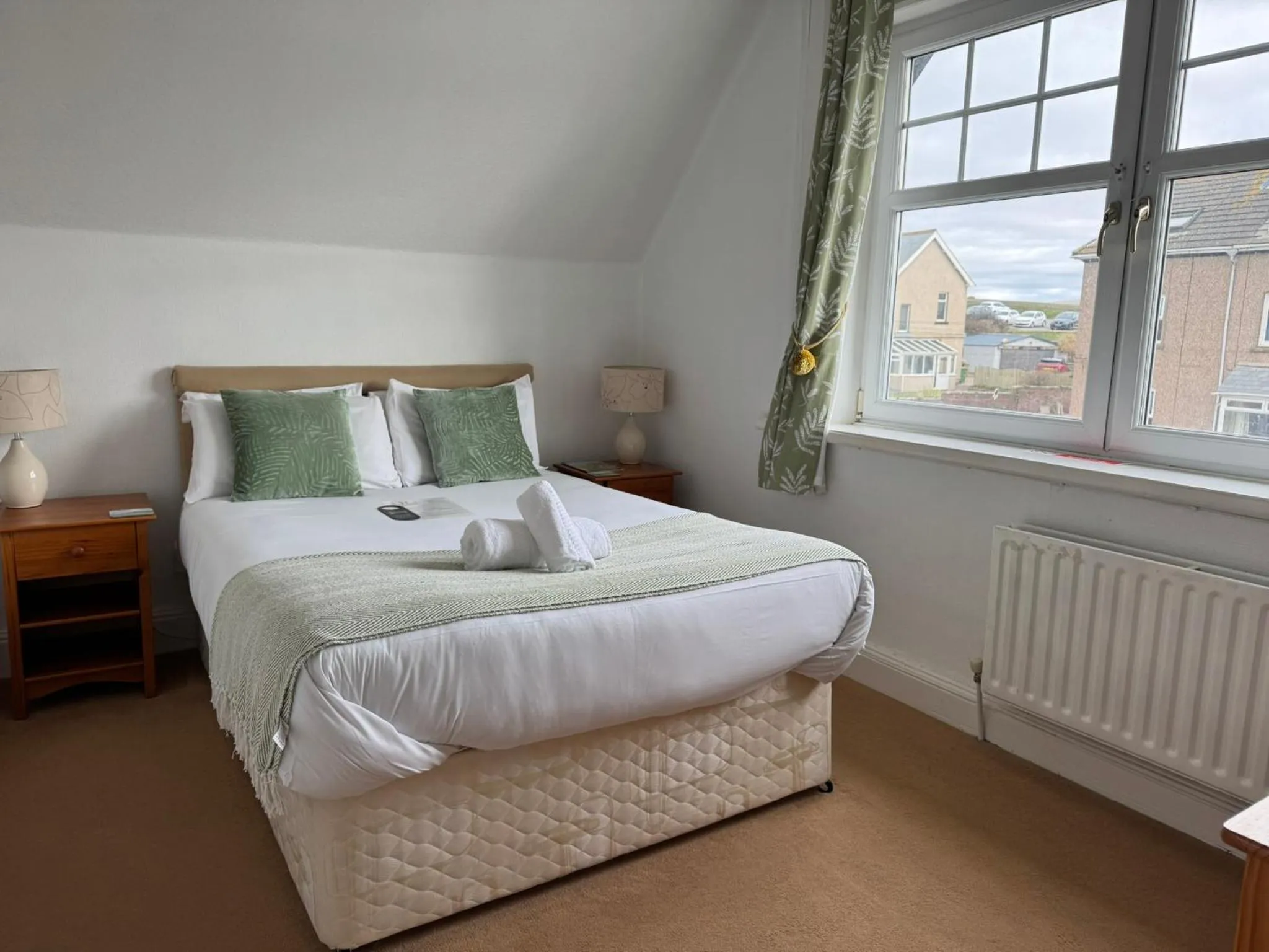 Bed in The Calder House Hotel