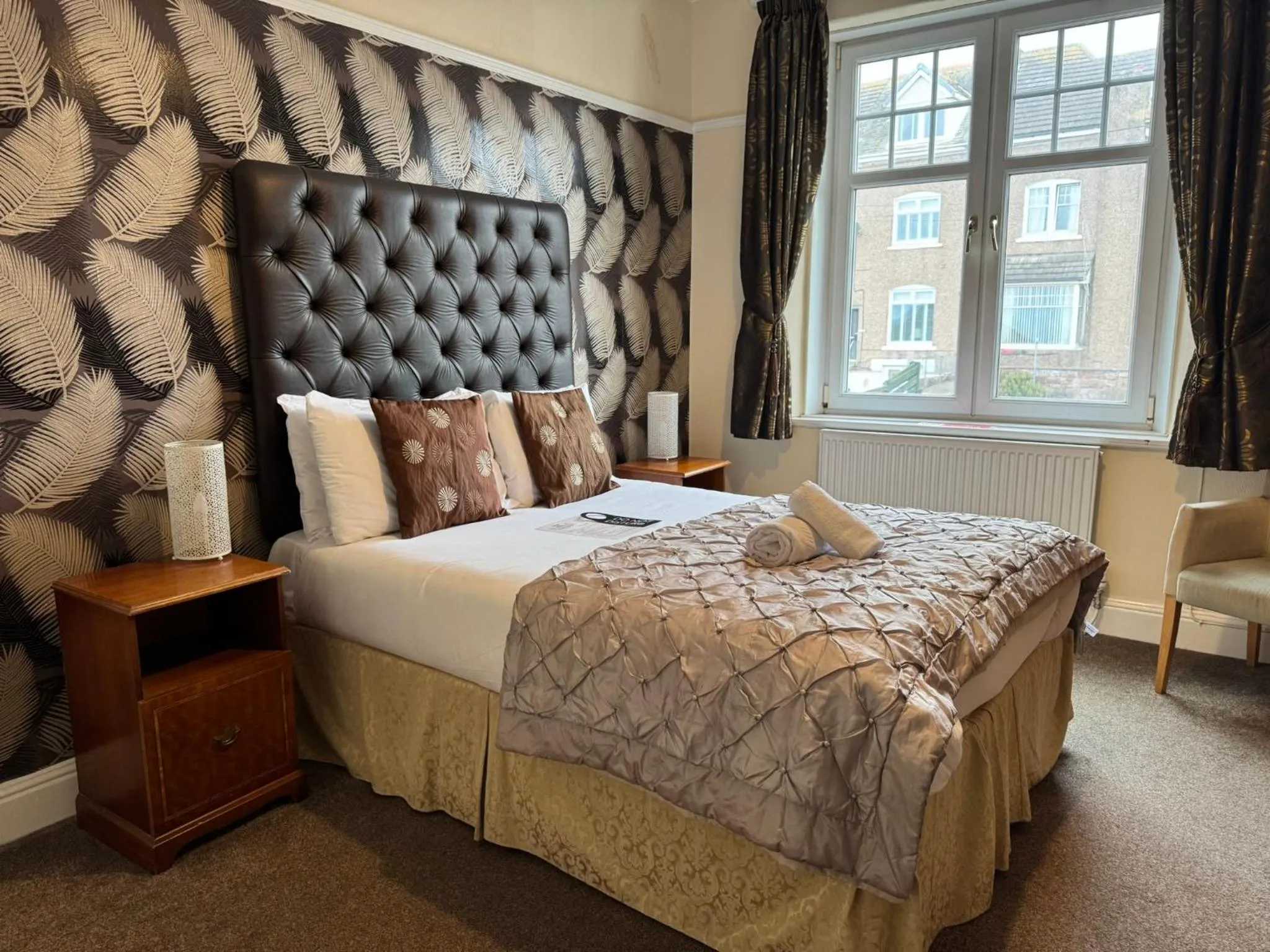 Bed in The Calder House Hotel