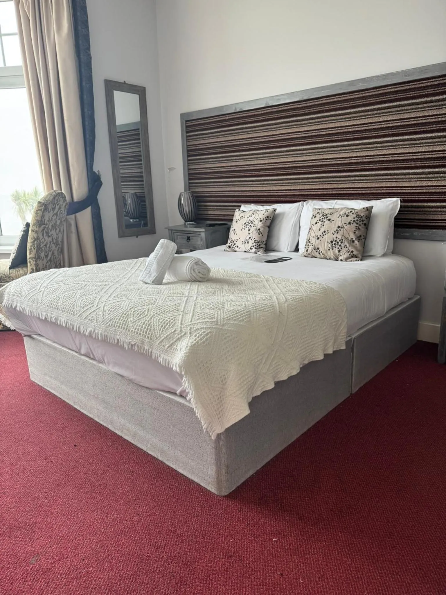 Bed in The Calder House Hotel