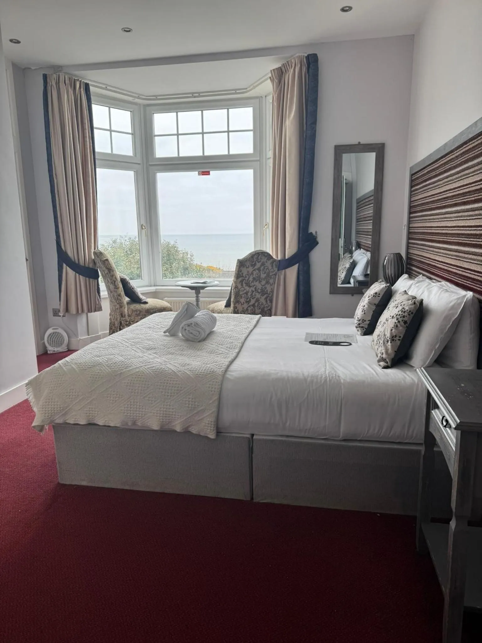 Bed in The Calder House Hotel