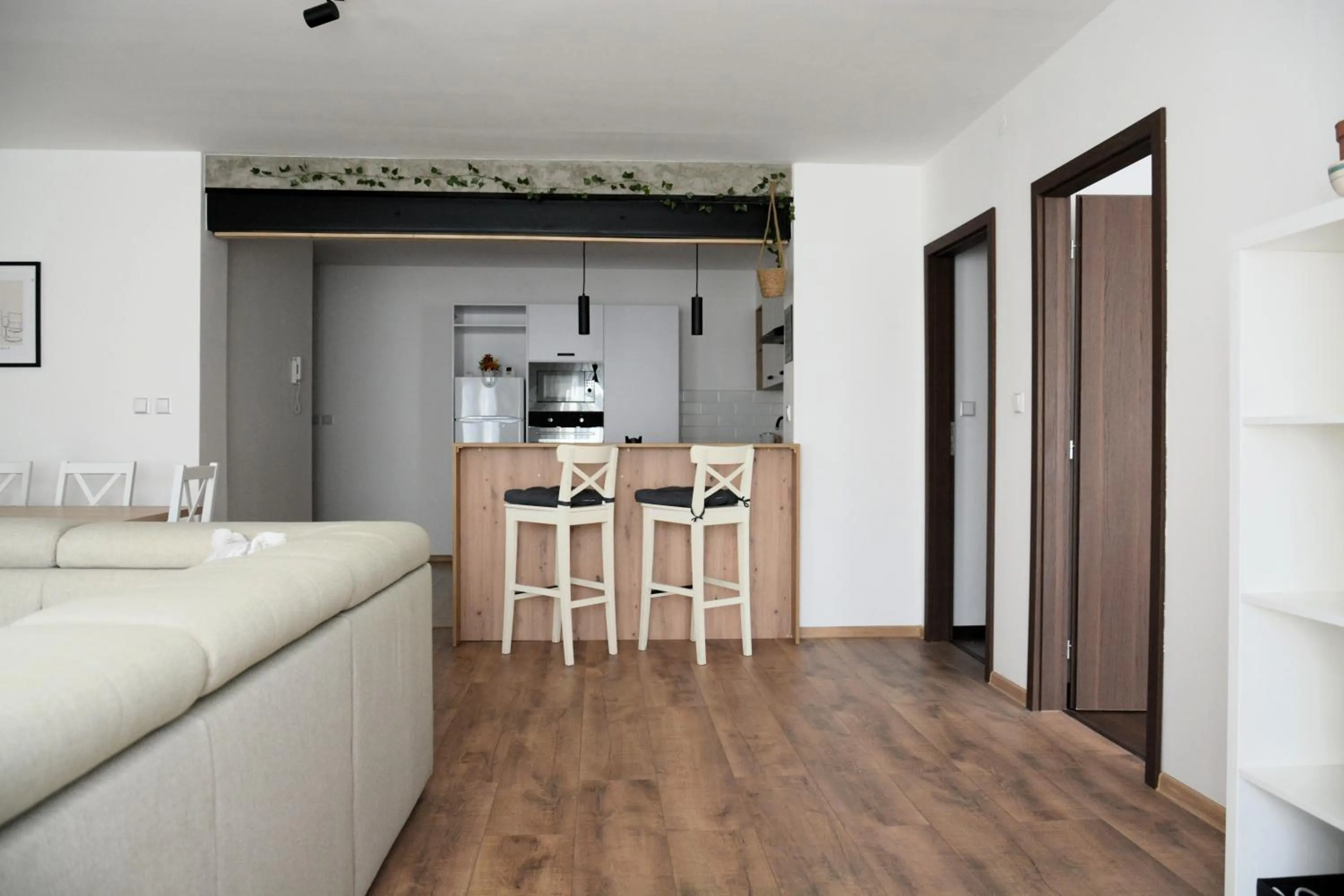 Kitchen or kitchenette in Central Apartments