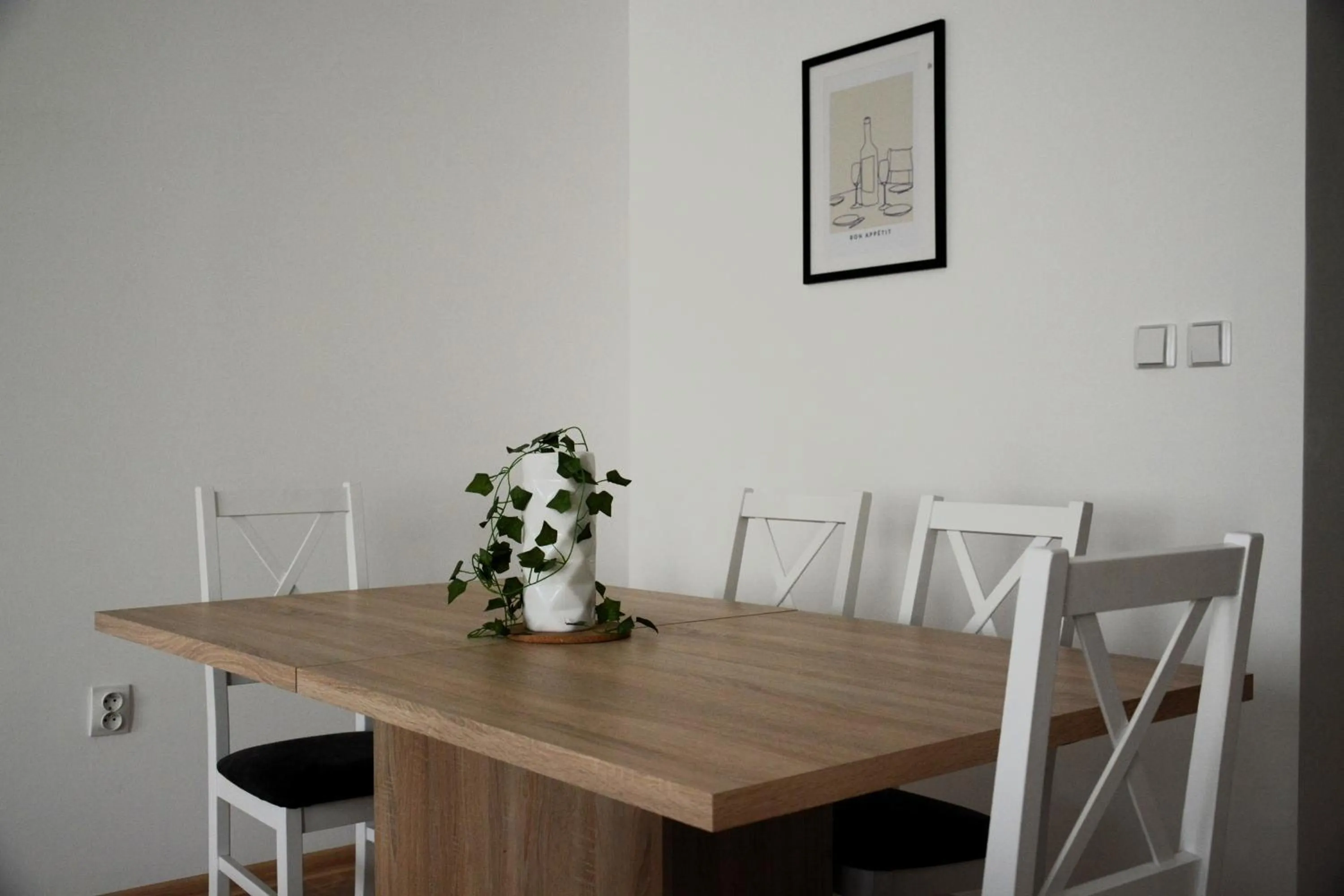 Dining area in Central Apartments