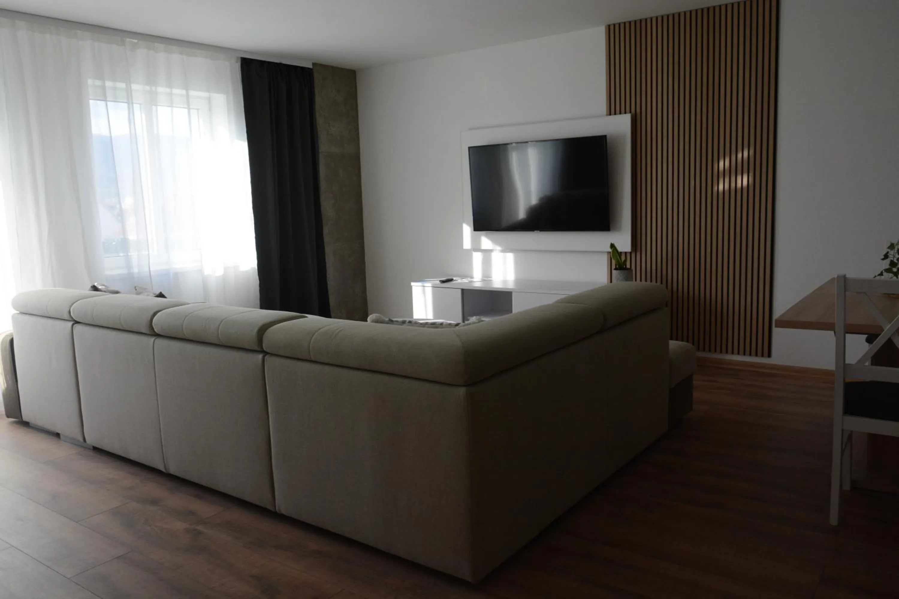 Communal lounge/ TV room in Central Apartments