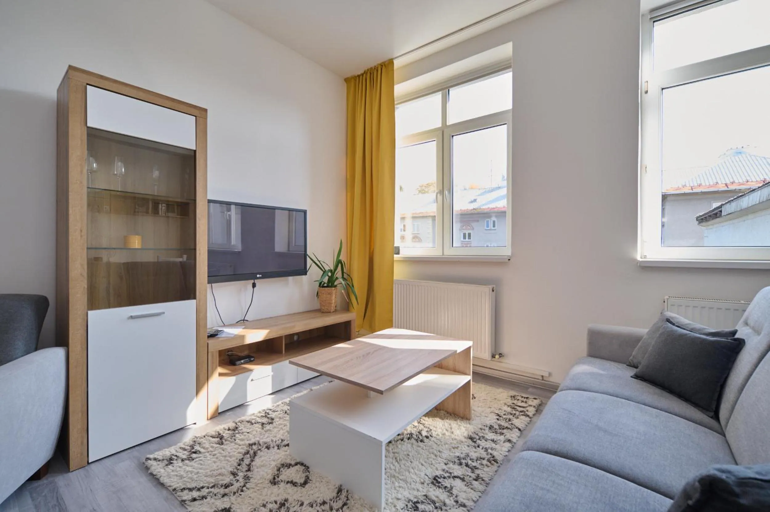 Living room in Central Apartments