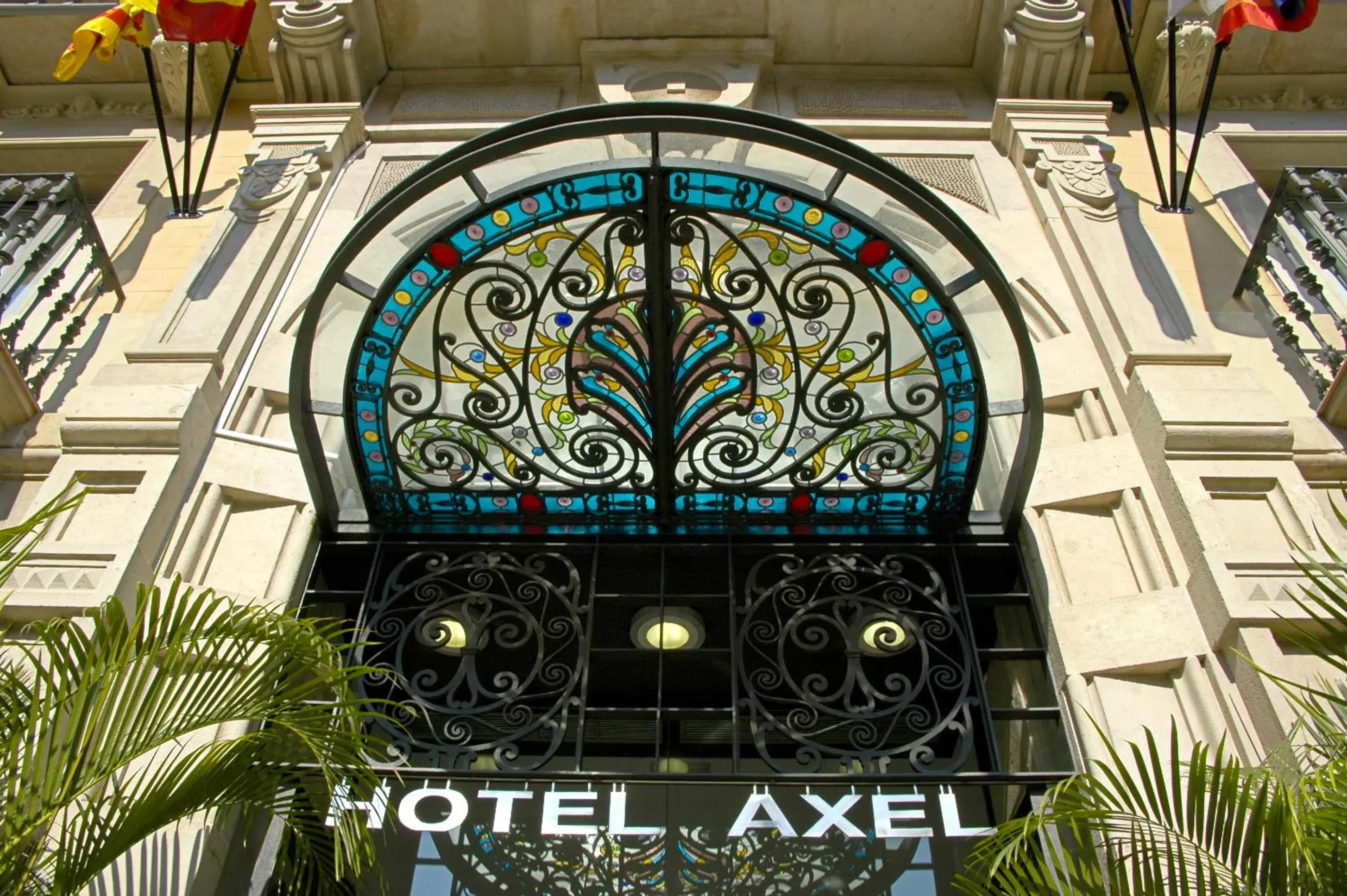 Facade/entrance in Axel Hotel Barcelona - Adults Only Facade/entrance in Axel Hotel Barcelona - Adults Only