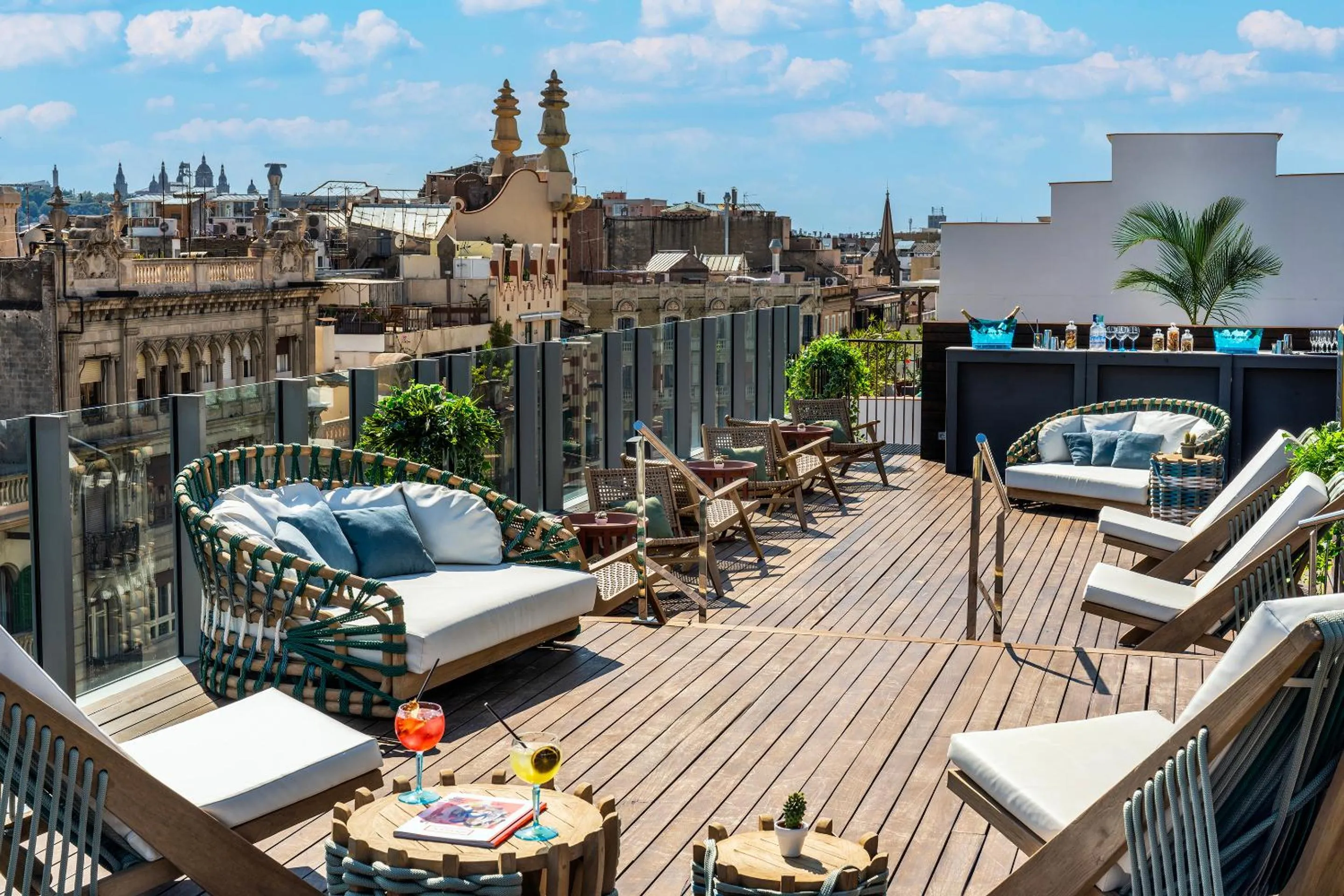 Balcony/Terrace in Axel Hotel Barcelona - Adults Only