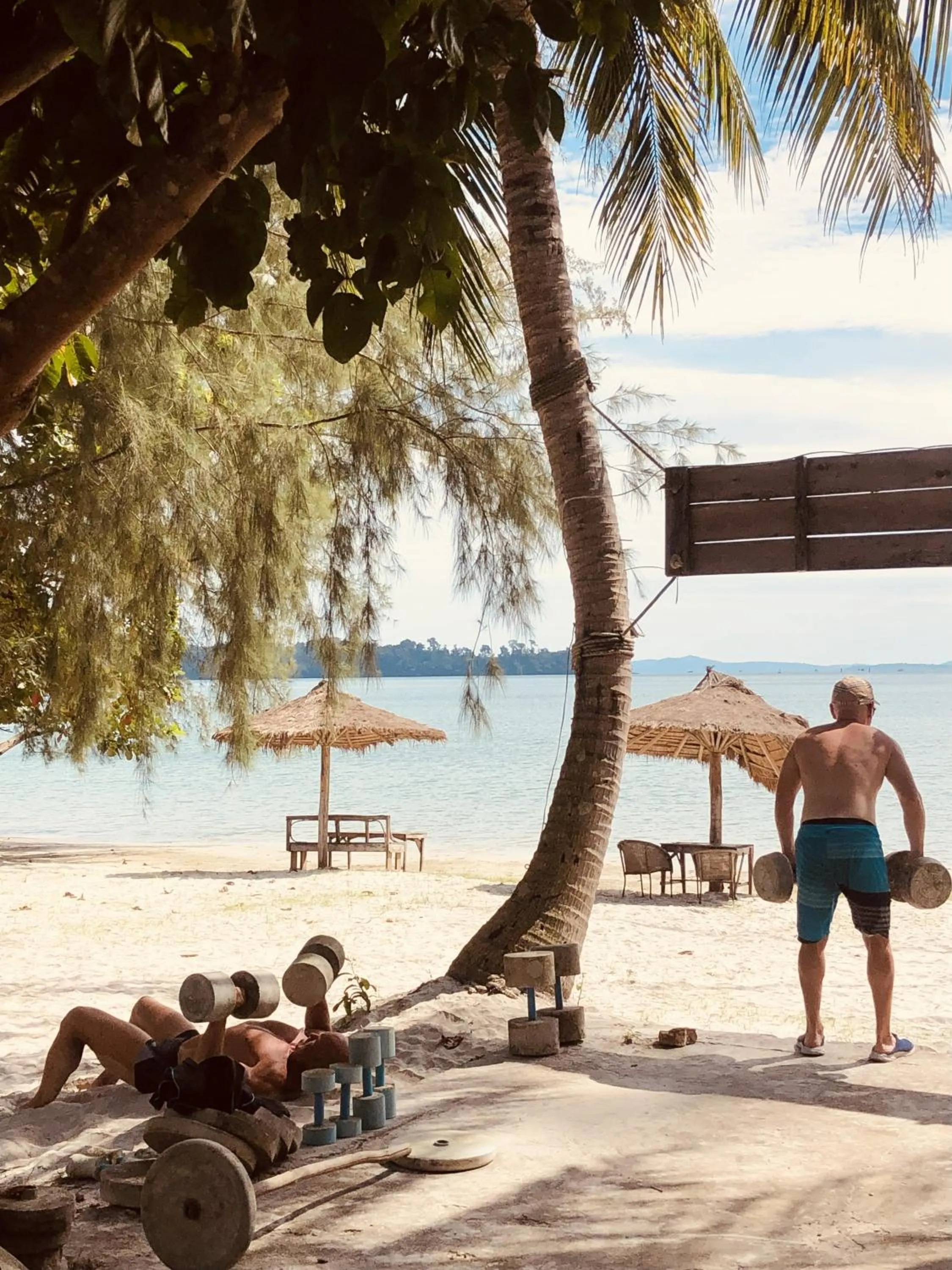 Fitness centre/facilities in The Last Point Koh Takiev