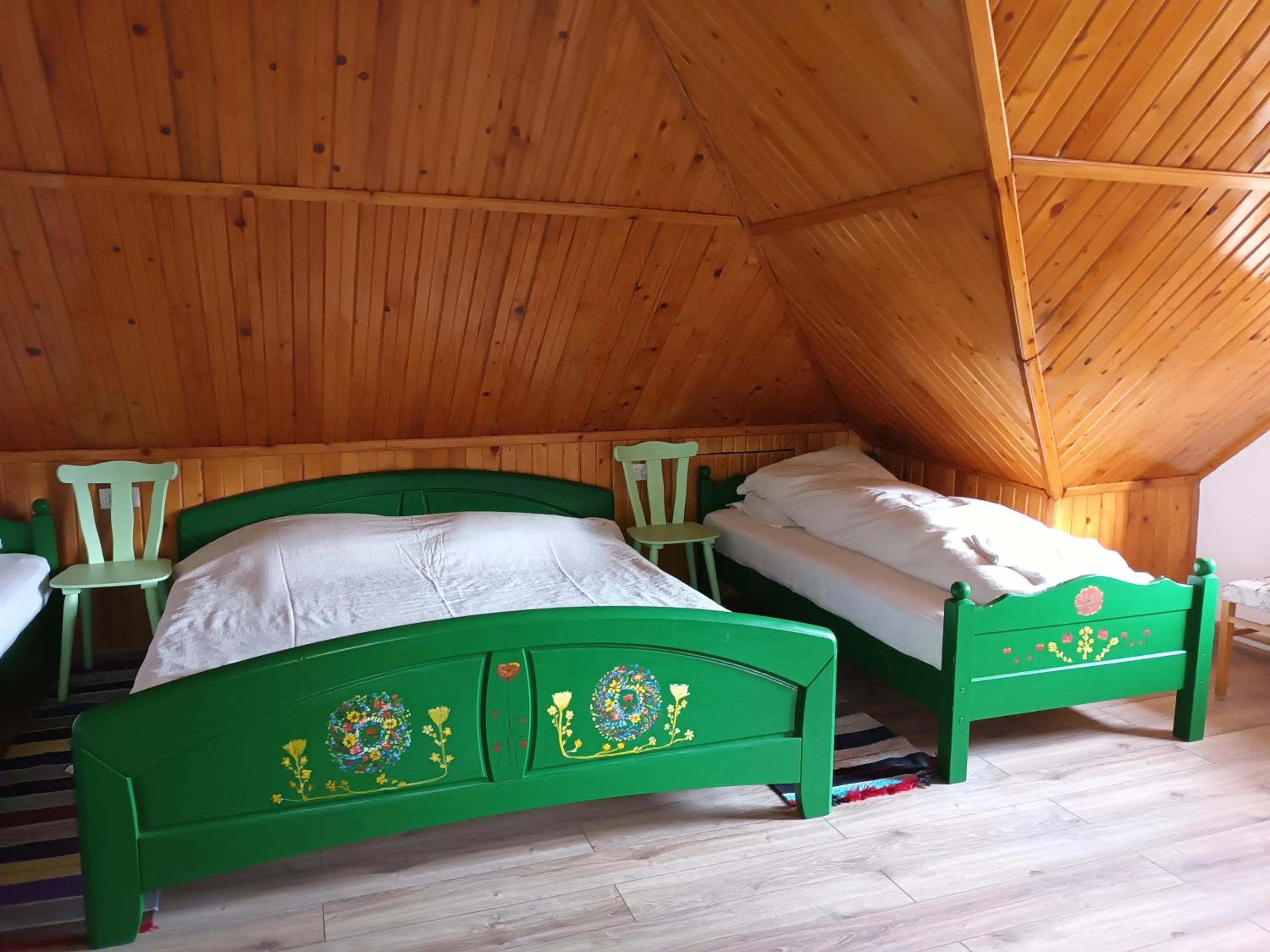 Bed in Pensiunea Ambiance