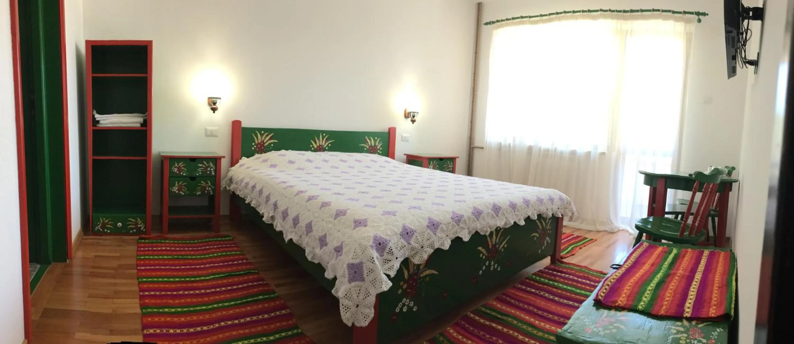 Bed in Pensiunea Ambiance