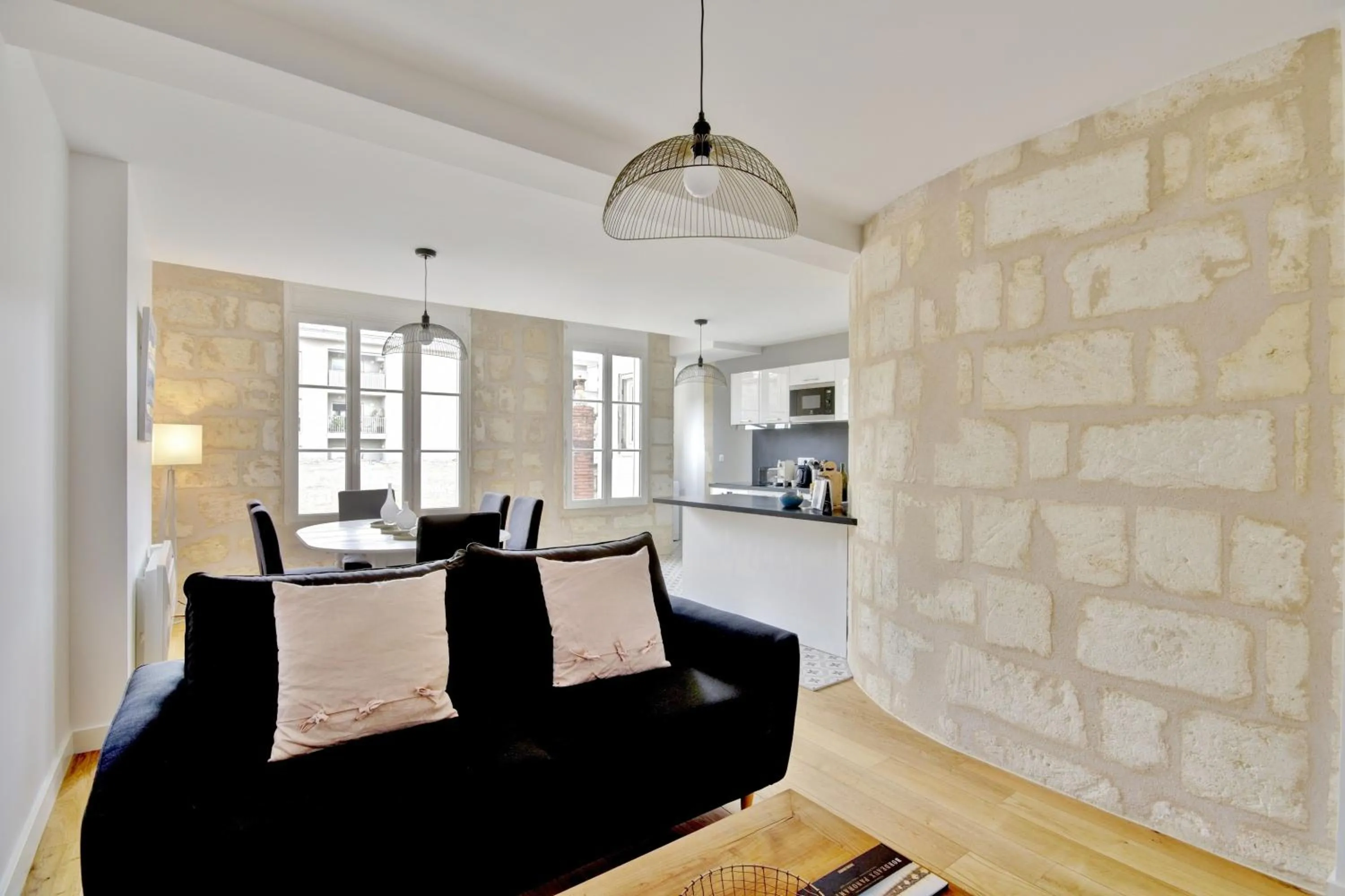 Living room in L'Entre Deux - Magnifique T3 quartier Saint Michel