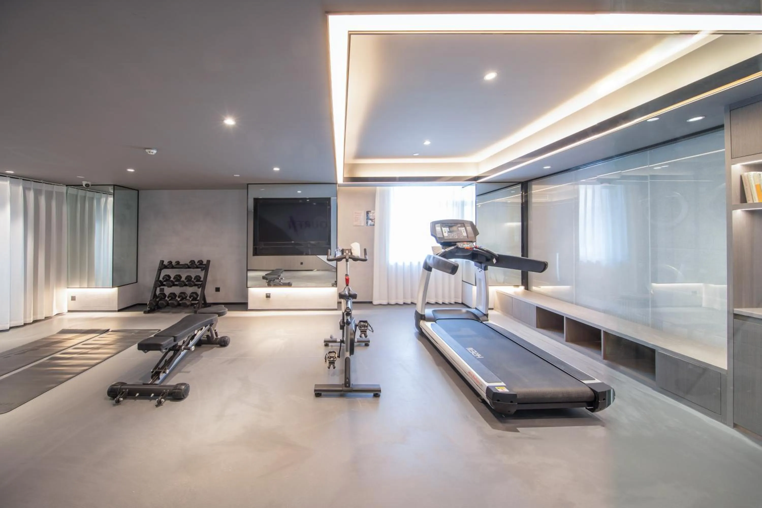 Fitness centre/facilities in Atour Hotel Bohai International Plaza Binzhou
