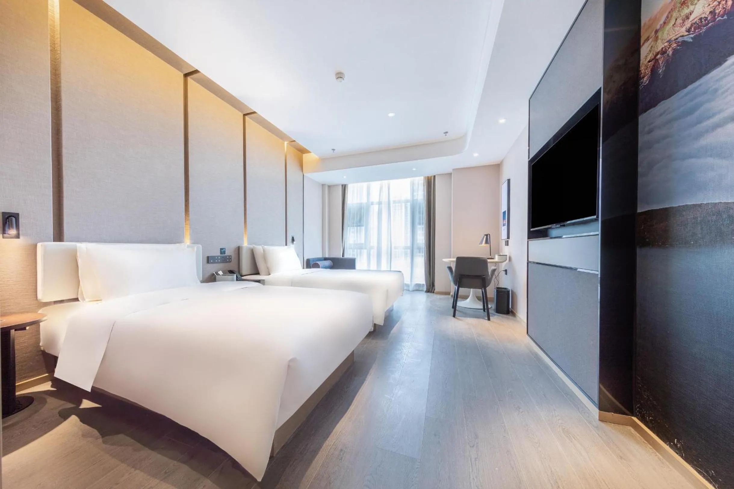 Bed in Atour Hotel Yibin West Railway Station