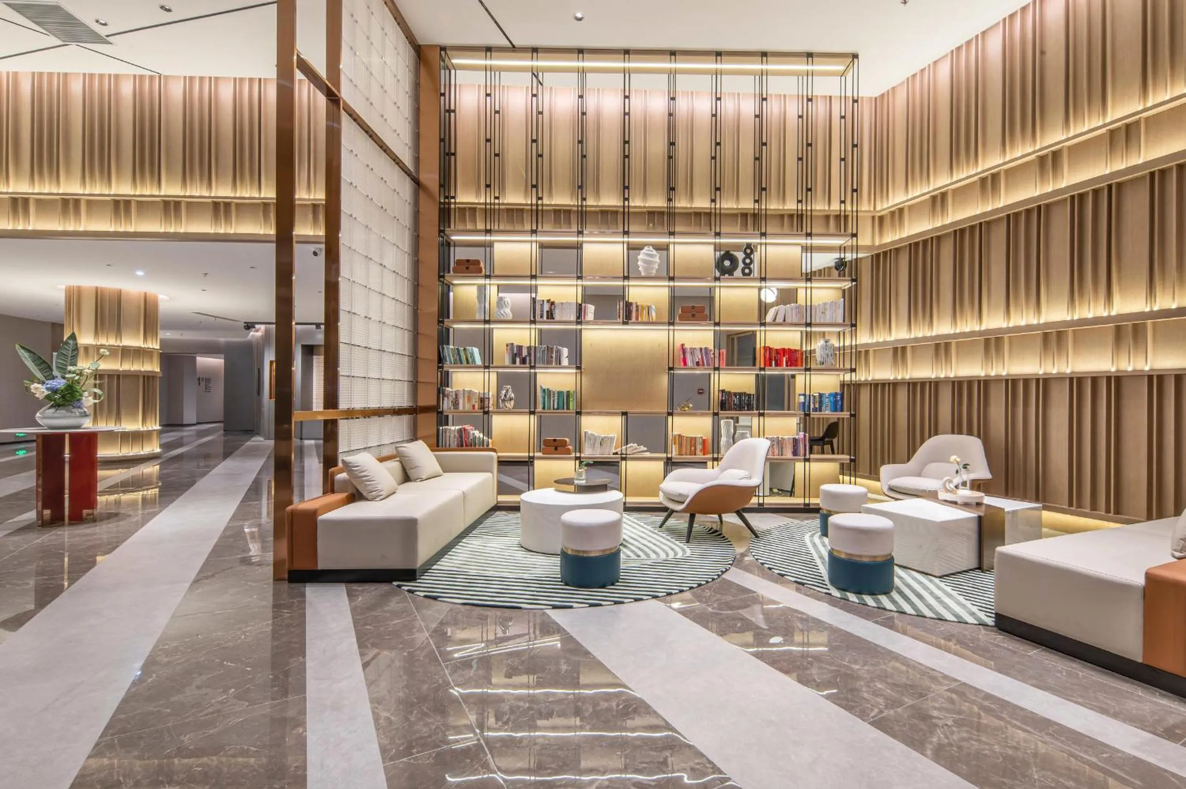 Seating area in Atour Hotel Wuxi New District Nanchan Temple Scenic Area