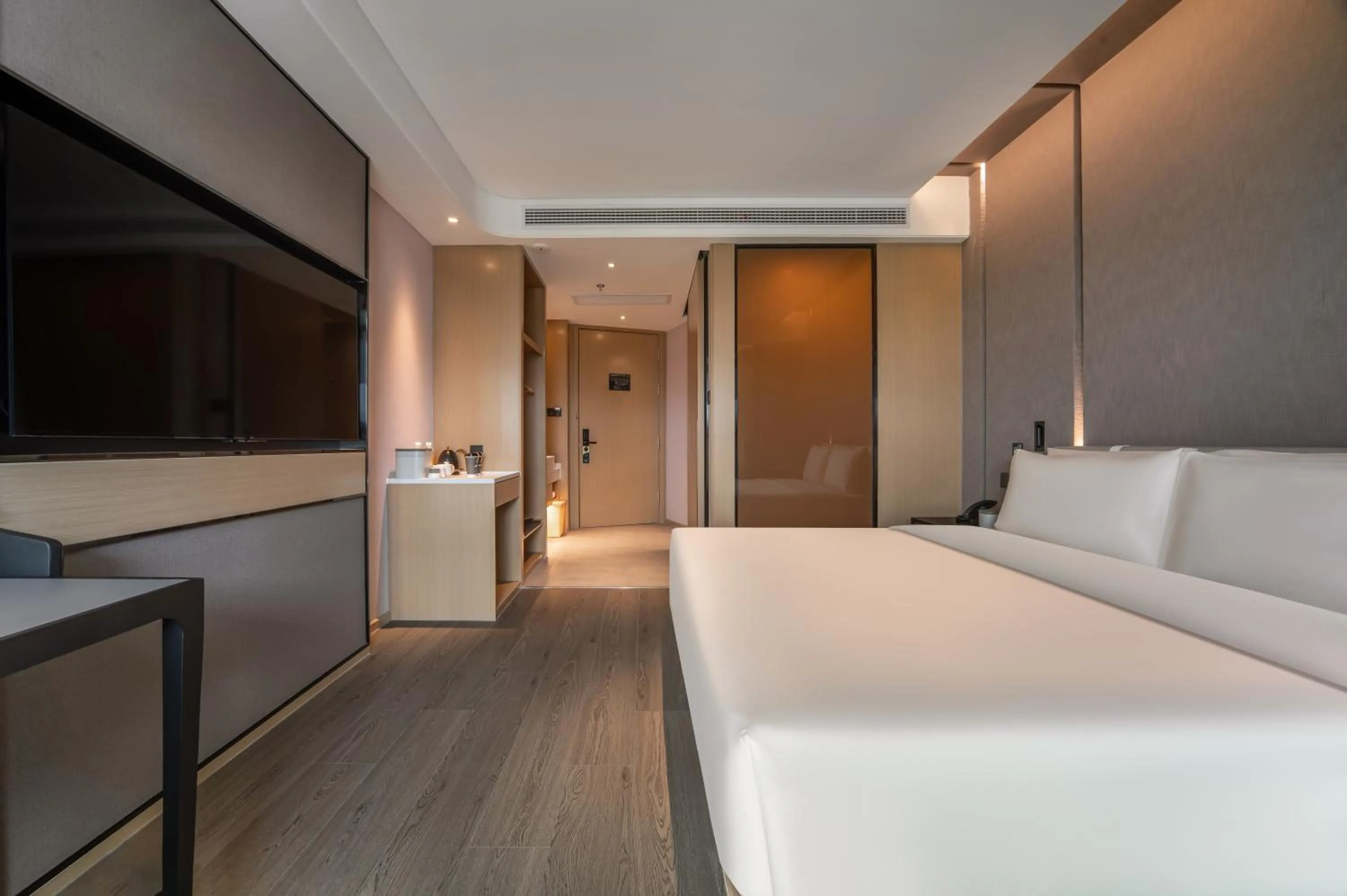 Bed in Atour Hotel Wuxi New District Nanchan Temple Scenic Area