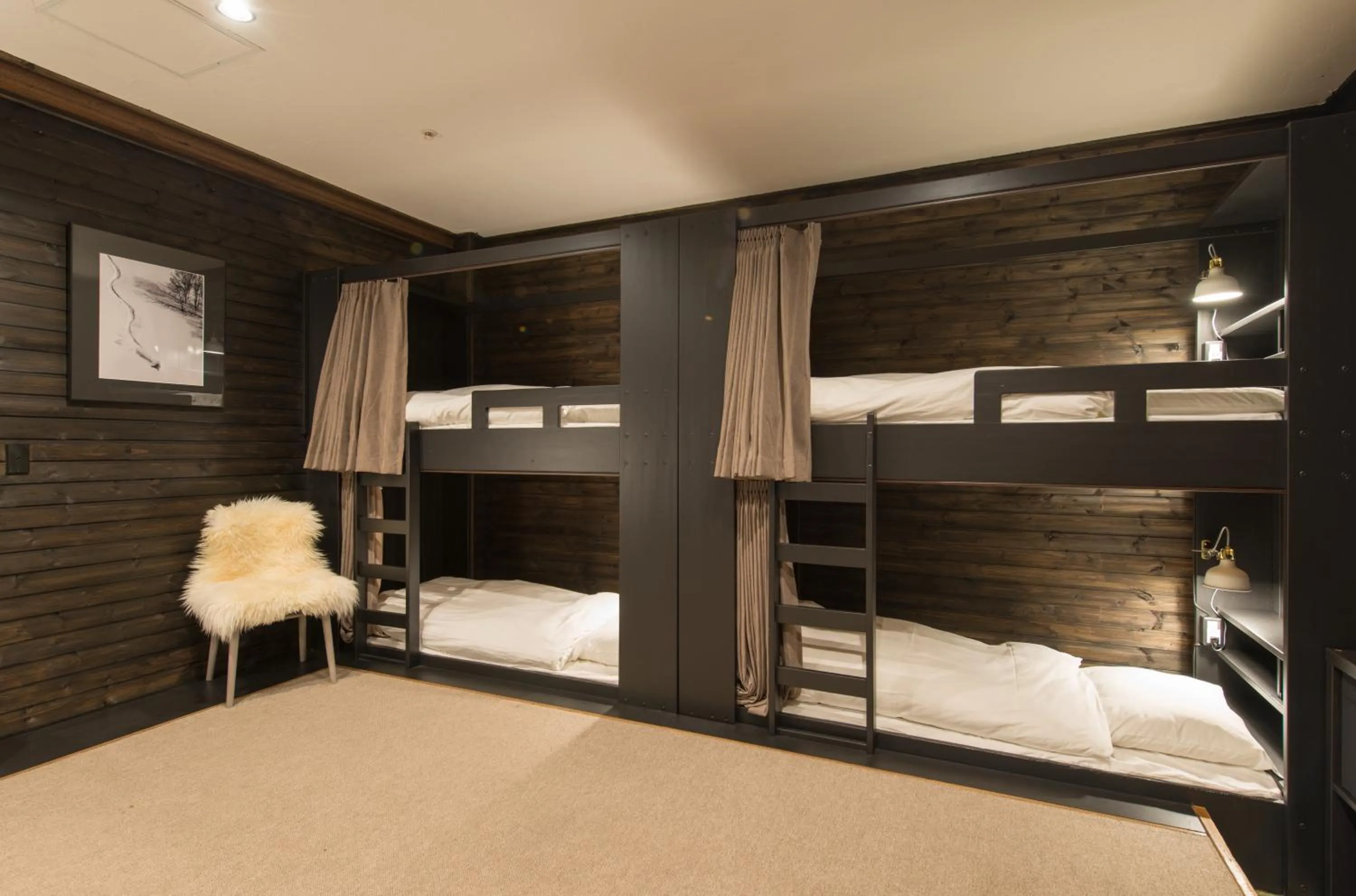 Photo of the whole room, Bed in Moiwa Lodge