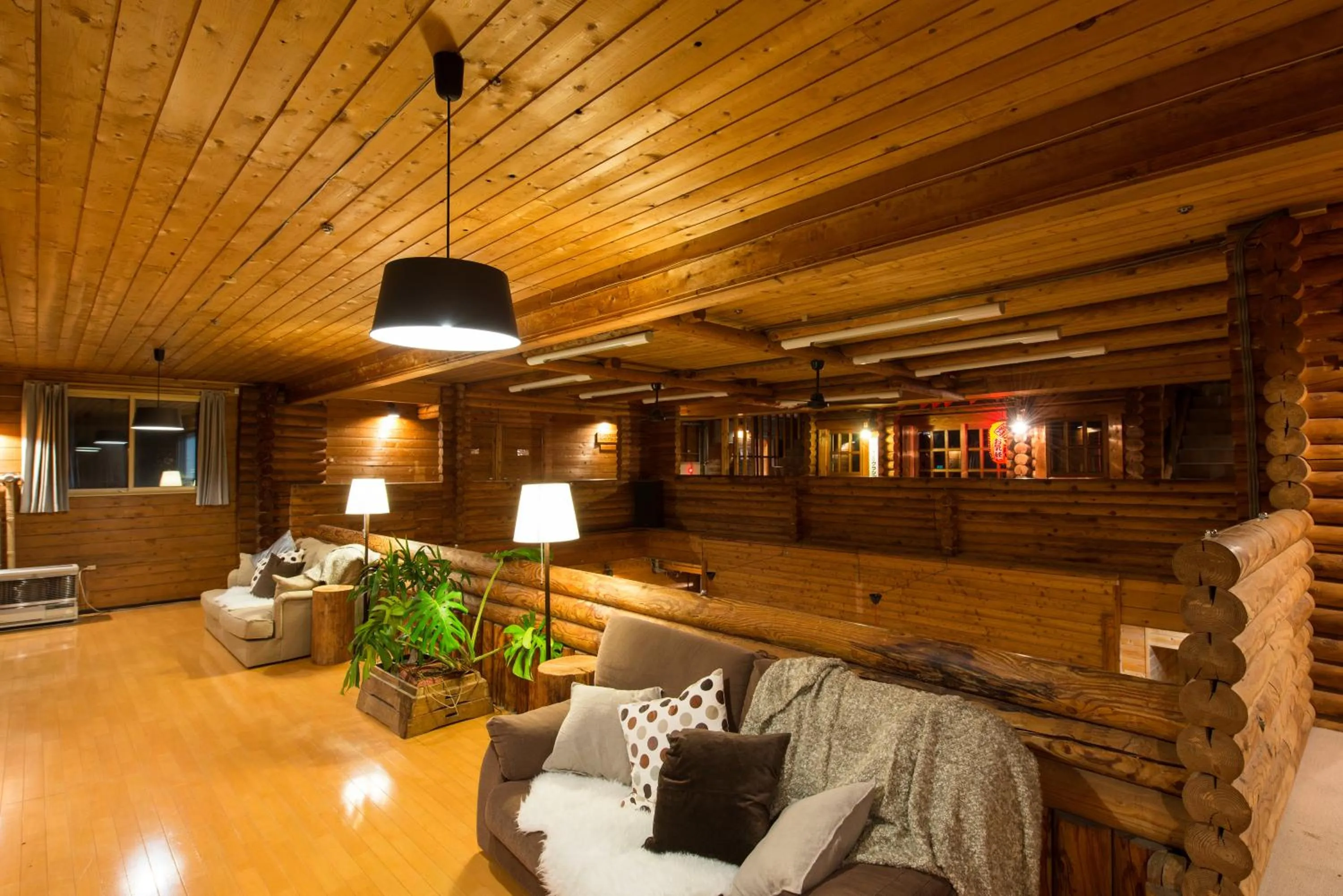 Living room in Moiwa Lodge