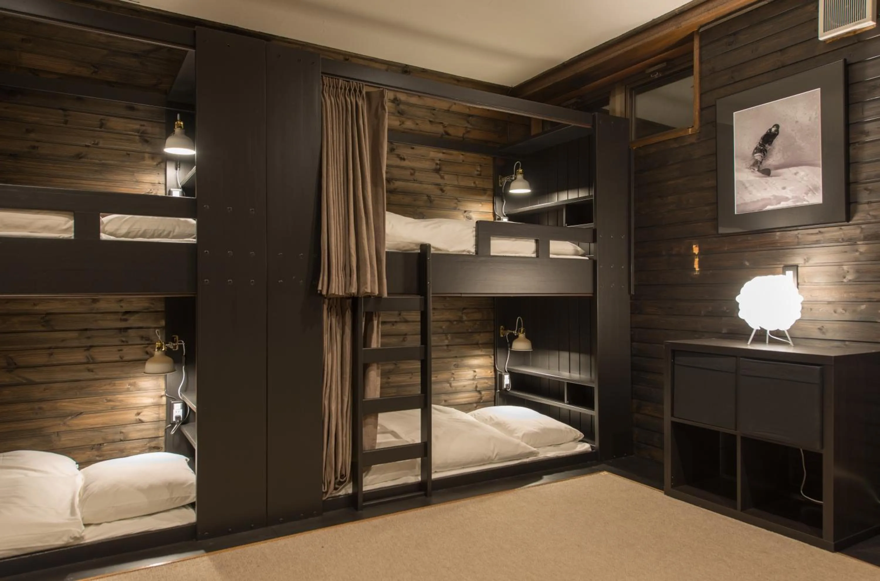 Photo of the whole room, Bed in Moiwa Lodge